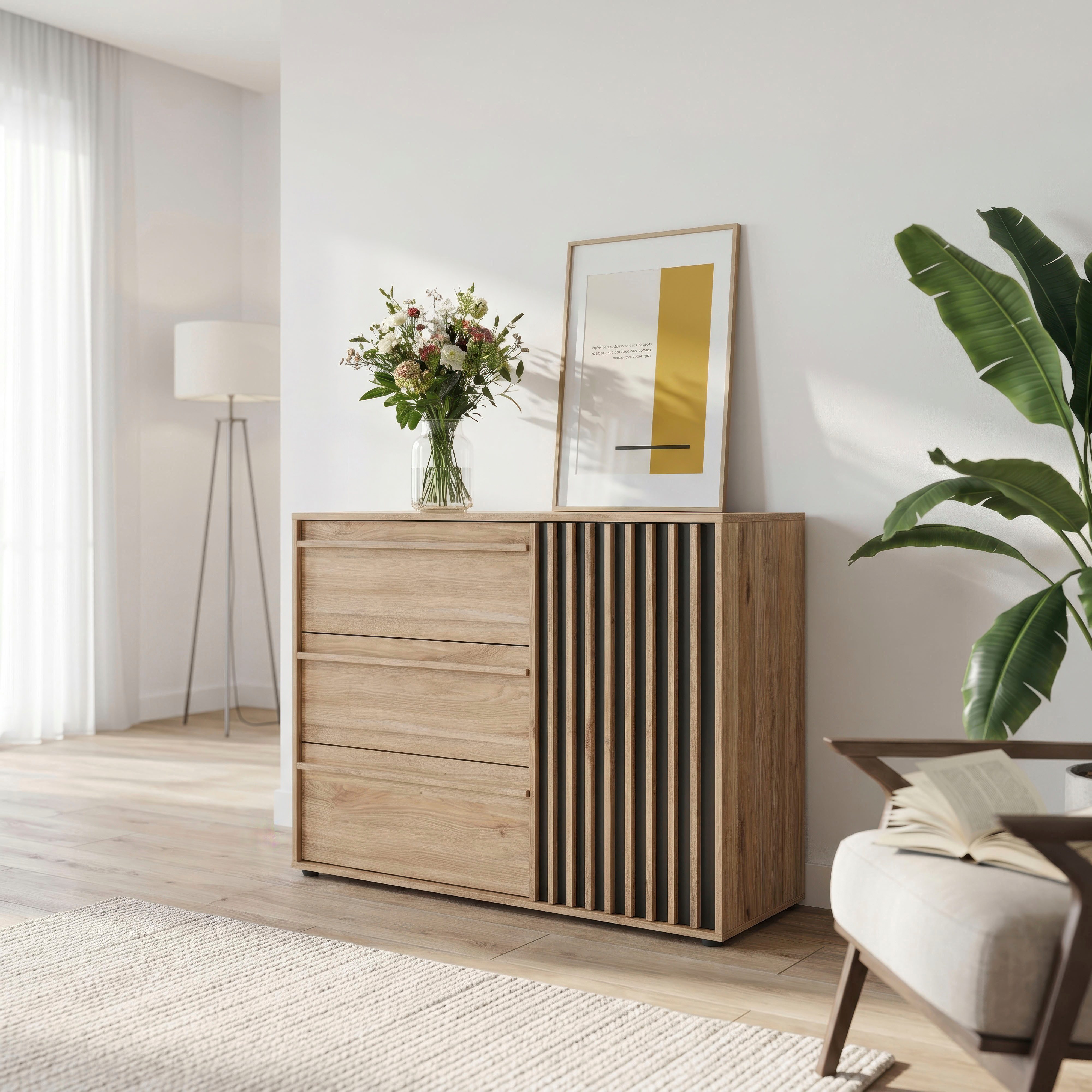 FORTE Kommode Forte Arank Sideboard 118, Stauraum