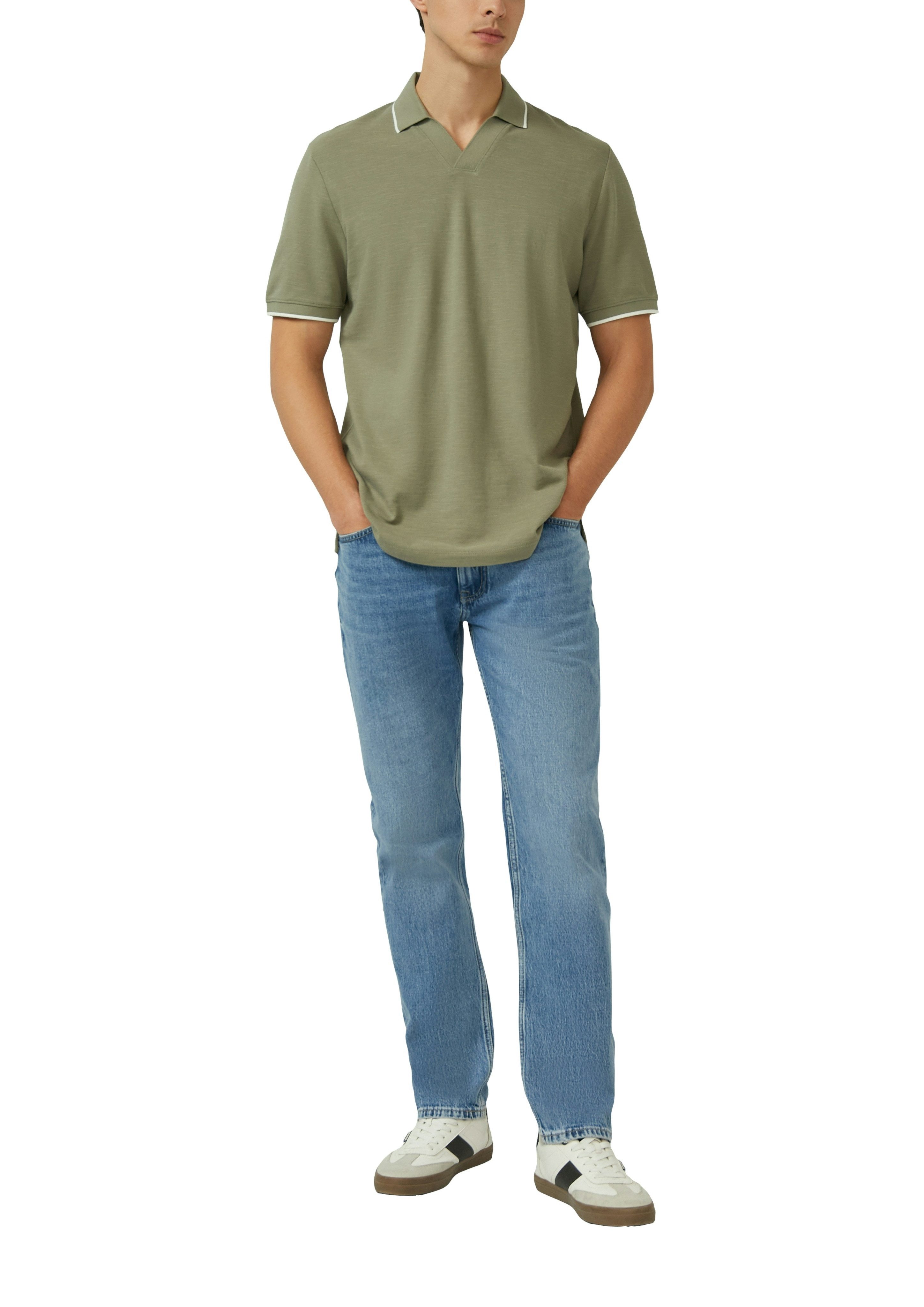 s.Oliver Kurzarmshirt mit Polokragen – Bild 3 von 4