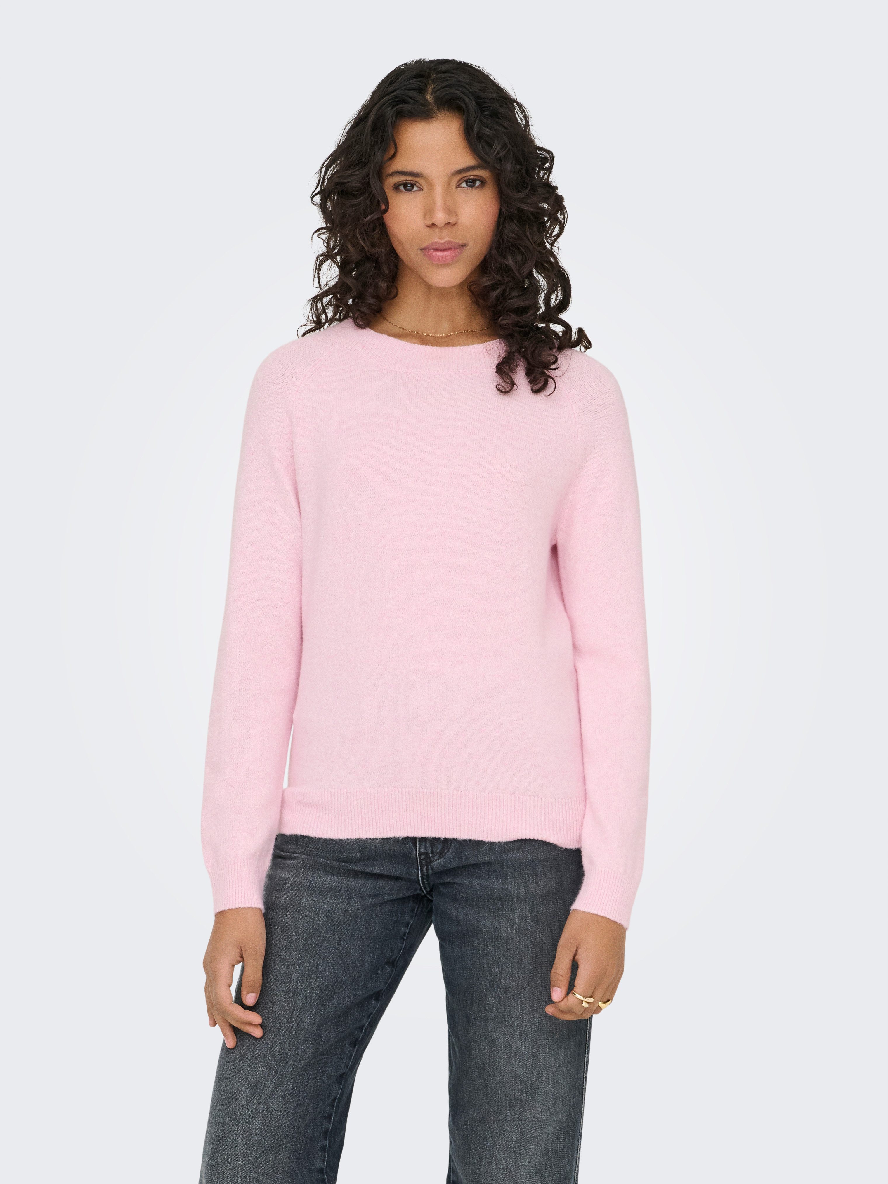 ONLY Rundhalspullover ONLRICA LIFE L/S PULLOVER KNT NOOS günstig online kaufen