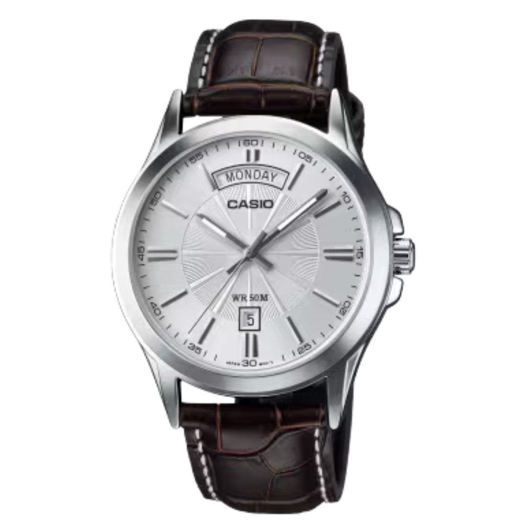 CASIO Mechanische Uhr Casio MTP-1381L-7AV Armbanduhr