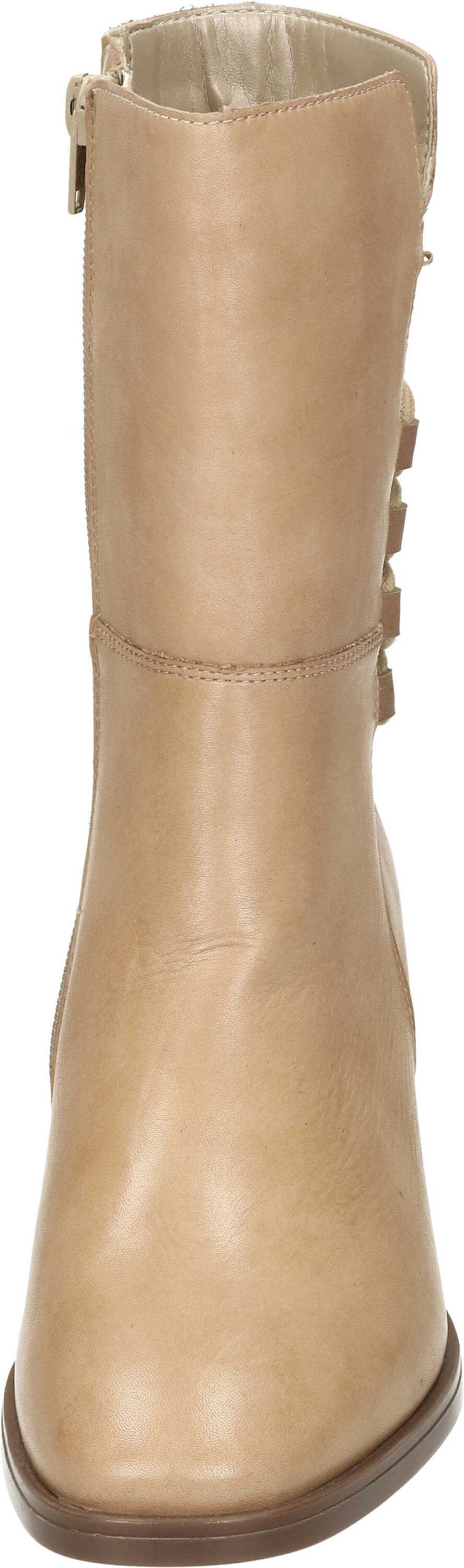 Remonte Stiefeletten Stiefelette aus echtem Leder beige