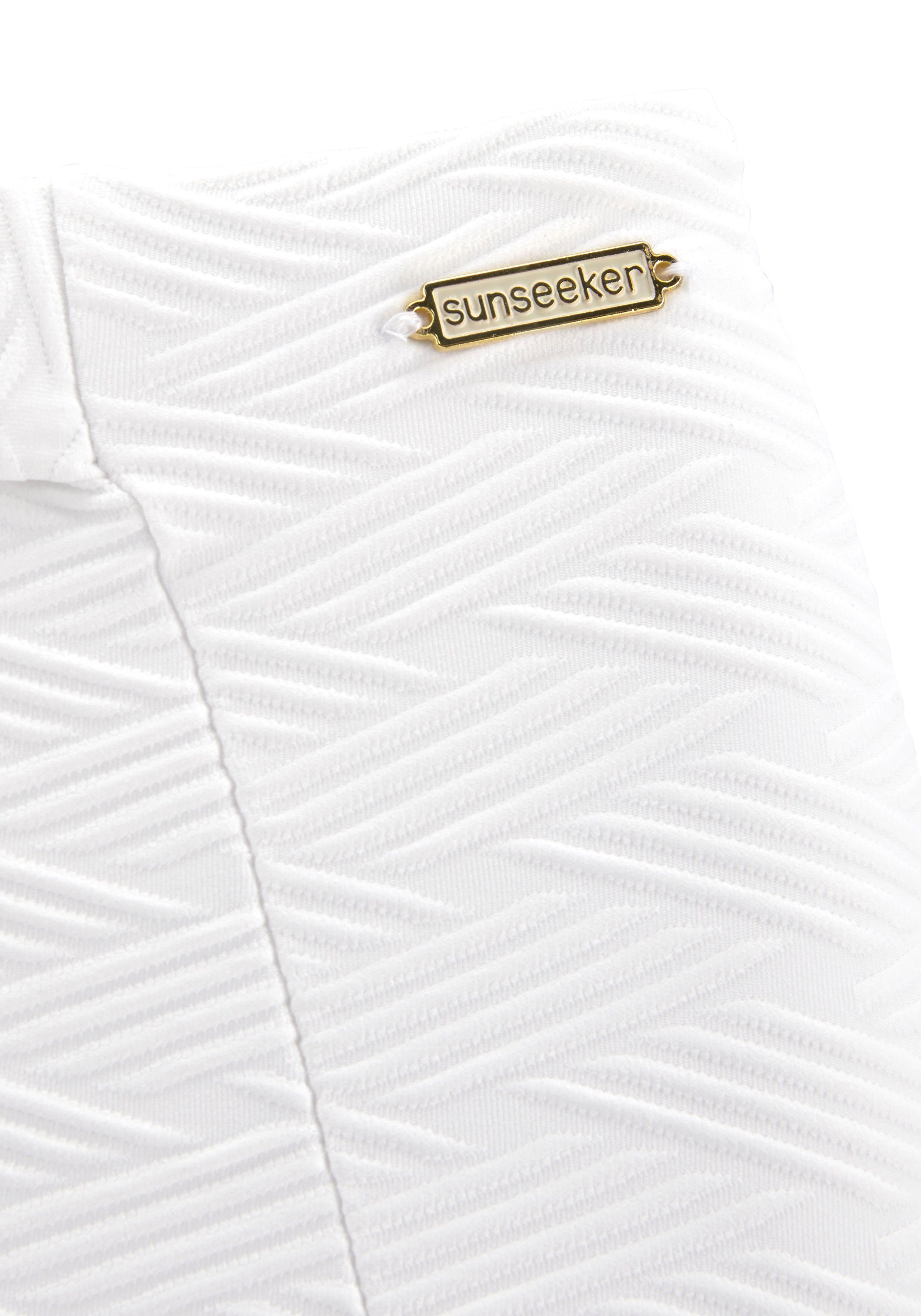 Sunseeker Highwaist-Bikini-Hose Loretta mit Ziergürtel