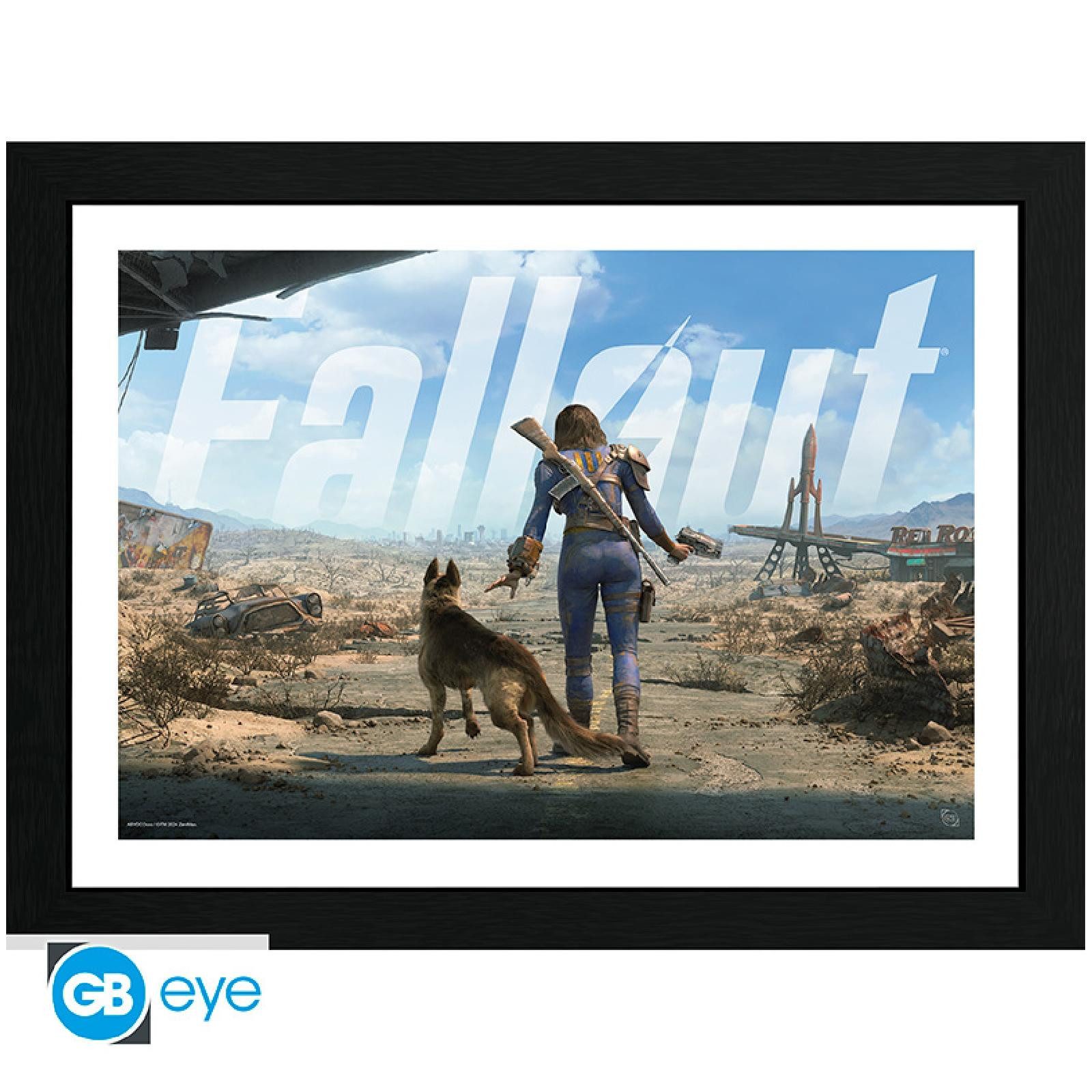 ABYstyle Poster FALLOUT - Framed print Sole Female Survivor (300)