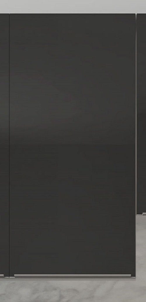 (XL-Hängeschrank, ES-W4/50 Frontfarbe grau Küchenschrank) Feldmann-Wohnen Hängeschrank Front Hochglanz / Korpus- matt - ESSEN wählbar und weiß Korpus