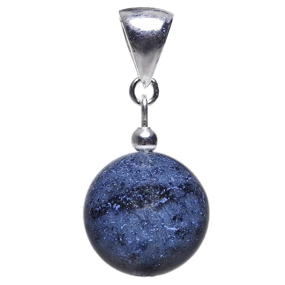 Kettenanhänger Anhänger aus Dumortierit & 925 Silber