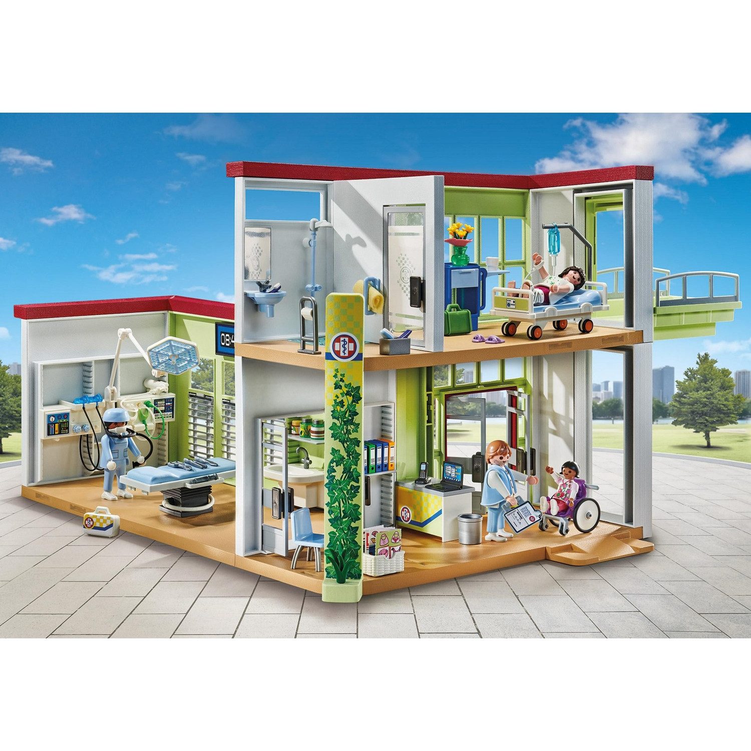 Playmobil® 71615-16 2er-Set Modernes Krankenhaus + Entbindungsstation Konstruktions-Spielset – Bild 3 von 5
