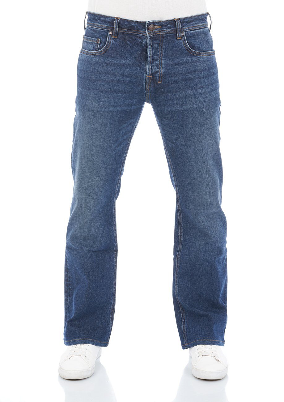 LTB Bootcut-Jeans Herren Jeanshose Timor Boot Cut Denim Hose mit Stretch Magne Undamaged Wash (54329)
