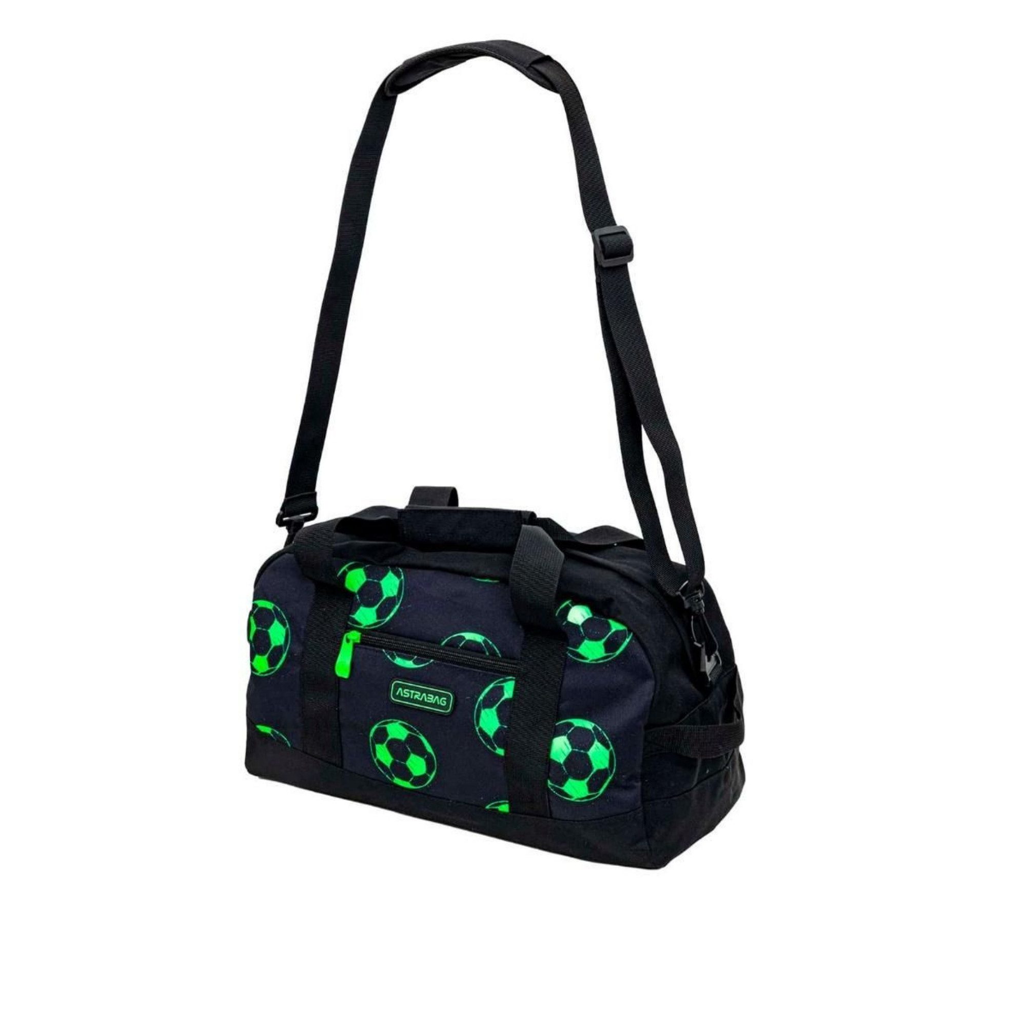 GOLDKIDS Sporttasche Kinder für Mädchen & Jungen - (Umhängetasche mit Fußball Motiv, 1-tlg., - Schwimmtasche mit verstärktem Boden), - Trainingstasche 40 cm x 22 cm x 20 cm