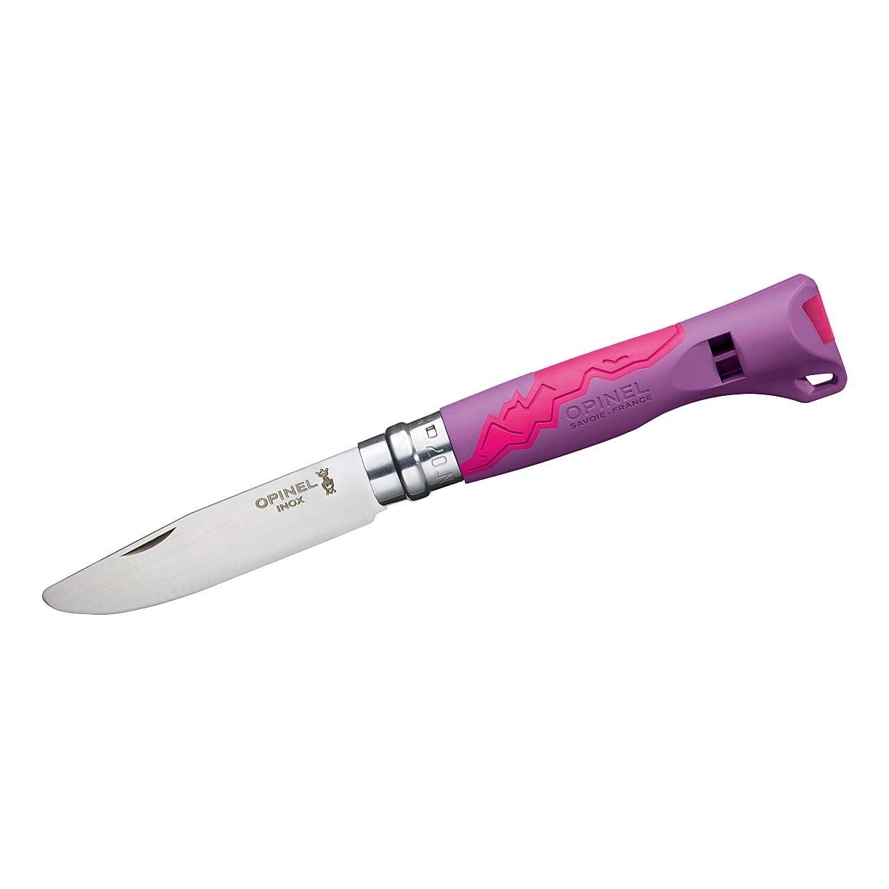 Taschenmesser Opinel Kindermesser / Outdoor mit Polyamid Griff in No 07 in Violett