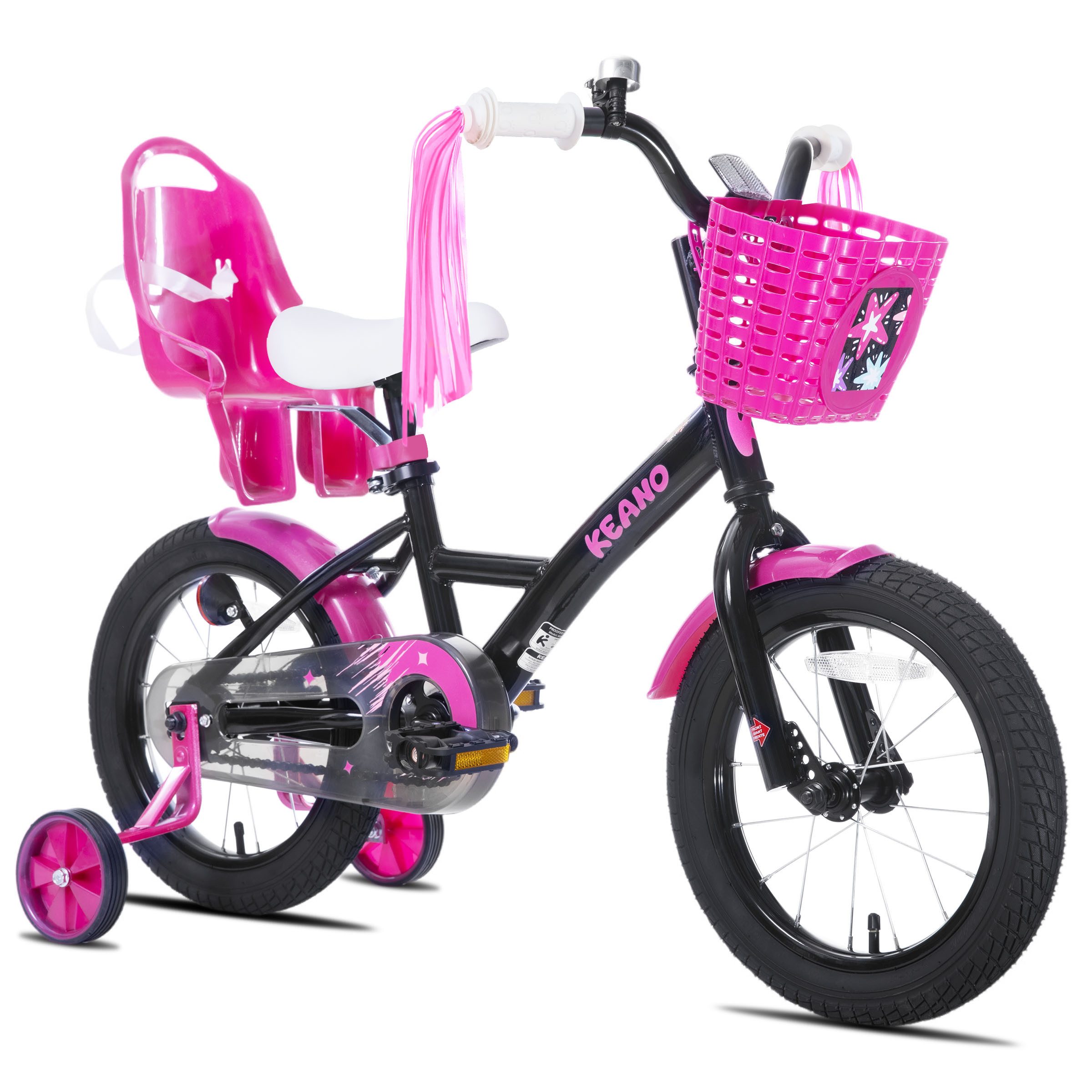 Kinderfahrrad Mädchenfahrrad 14/16/18/20 Zoll mit Hochkarbonstahlrahmen