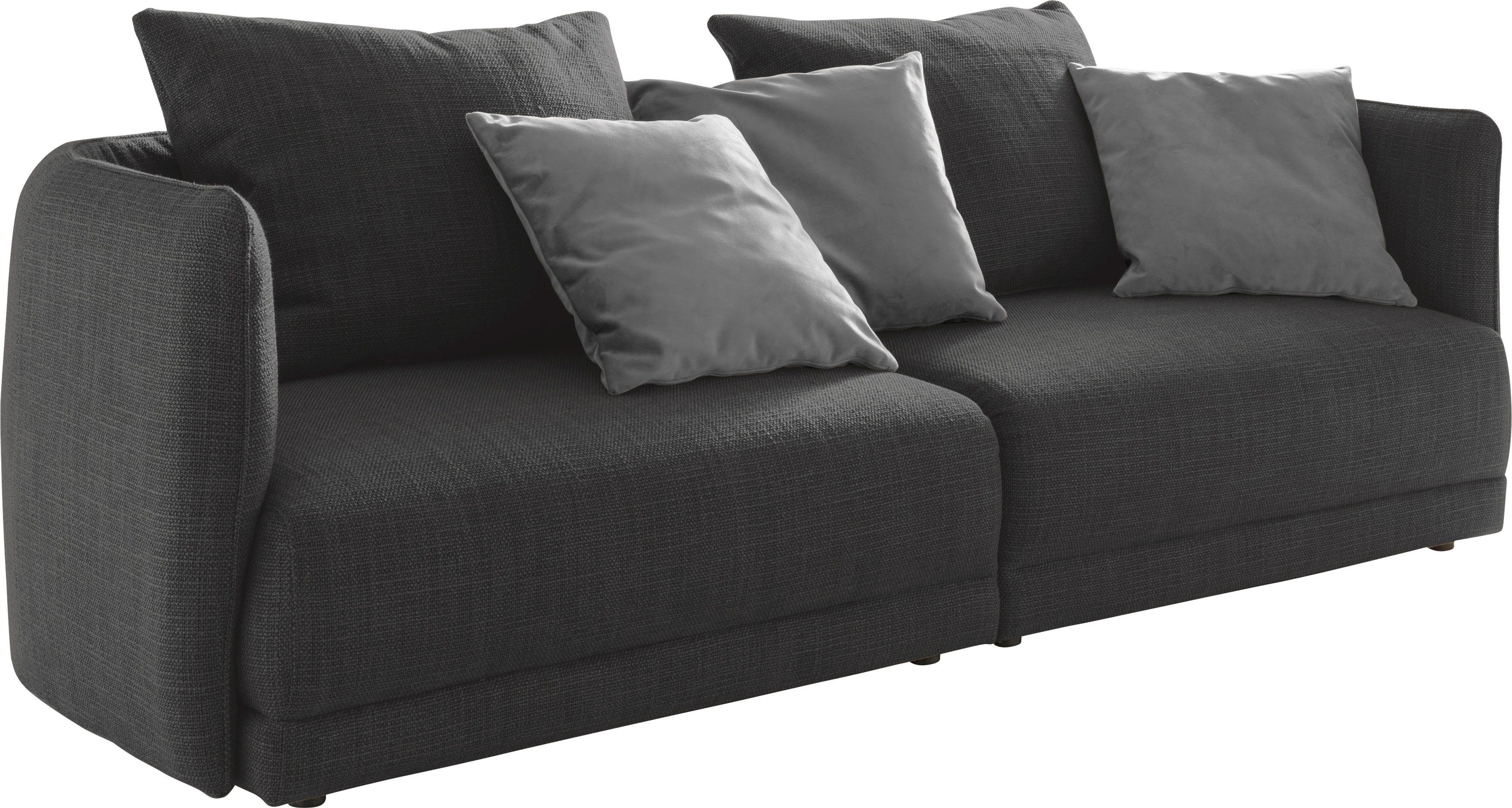 designwerk Big-Sofa New York, anmutendes Designsofa, mit schmaler Arm- & Rückenlehne
