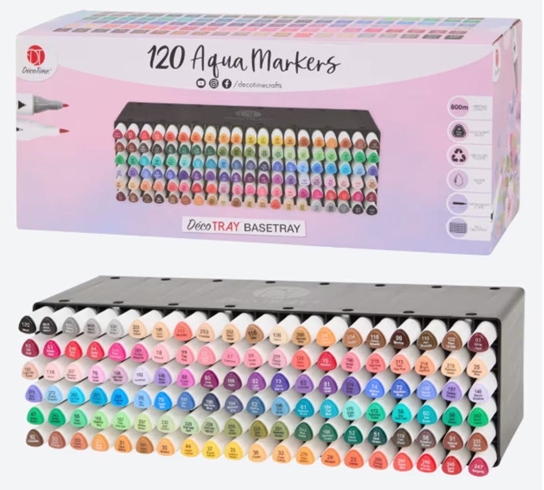 Spectrum Marker Aquamarker 120 Stück in Box, (120-tlg)