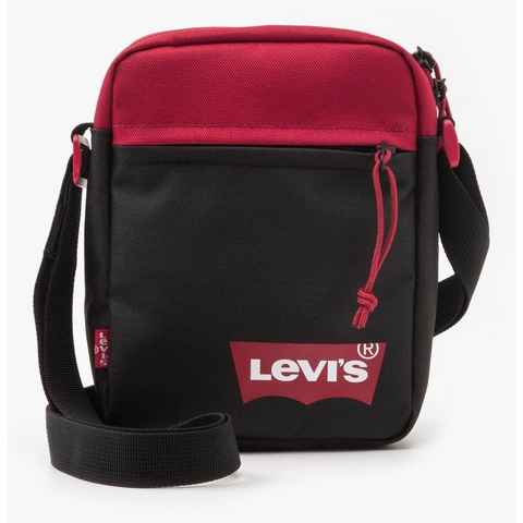 Levi's® Umhängetasche MINI CROSSBODY SOLID (RED BATWING), modische Mini Bag Schultertasche