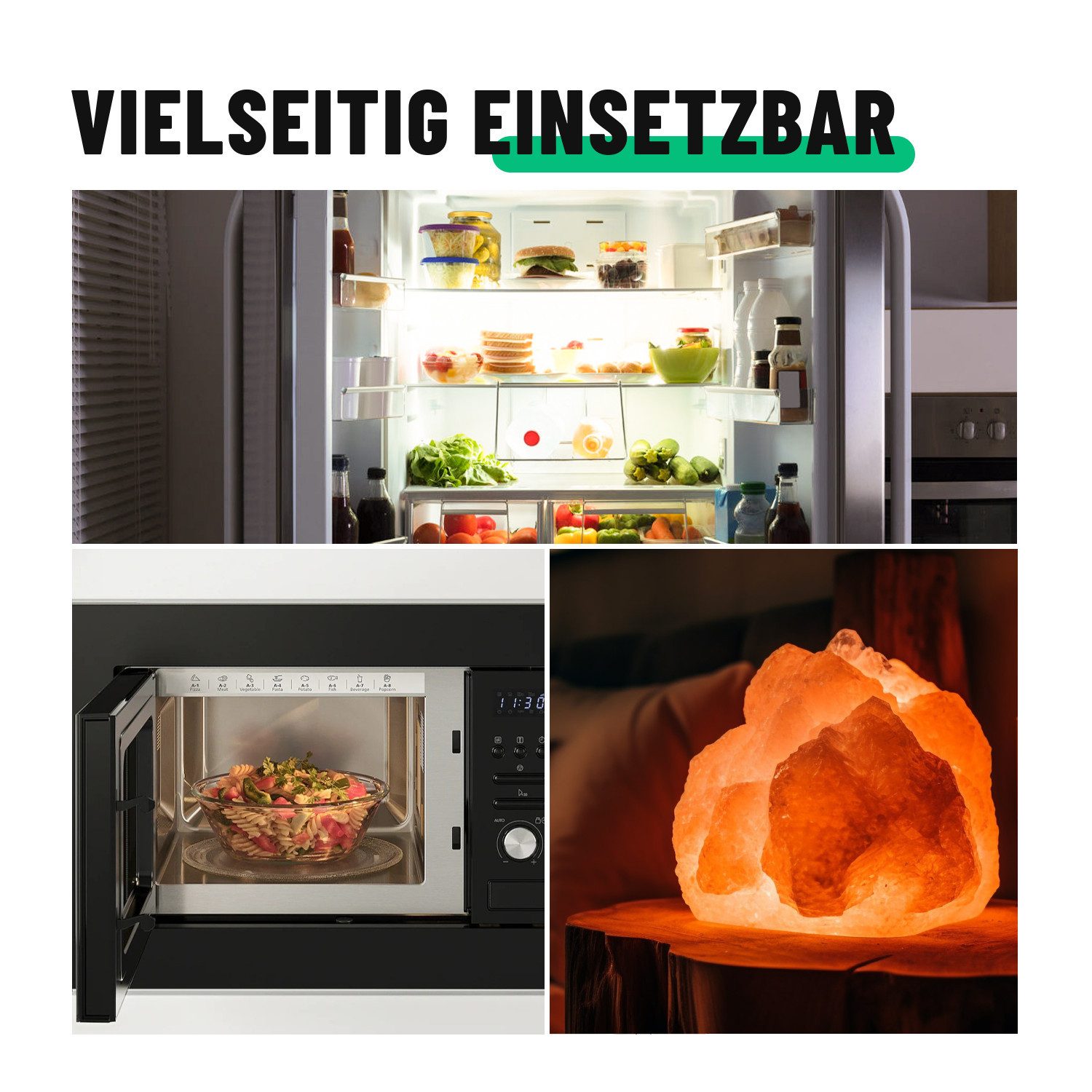 greate. LED-Leuchtmittel 2x Kühlschranklampe 15W E14 warmweiß - T22 Kapsel, 90 Lumen & 2700K, E14, 2 St., warmweiß