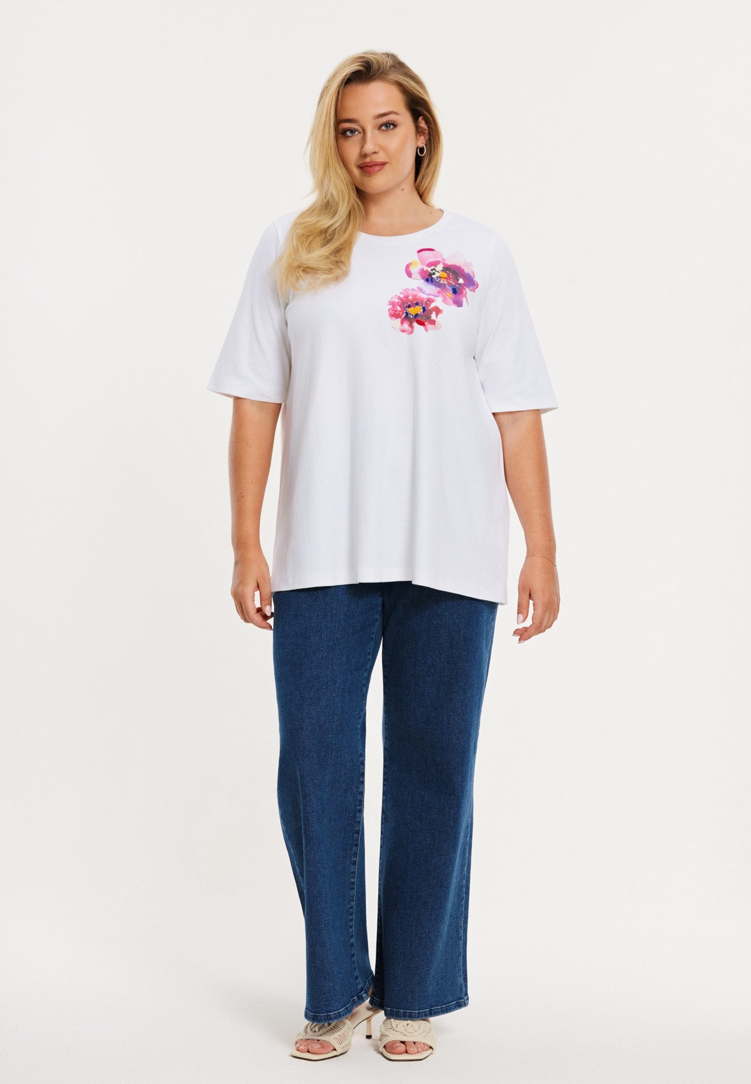 YOEK Langarmshirt Damen T-shirt Flare Fit