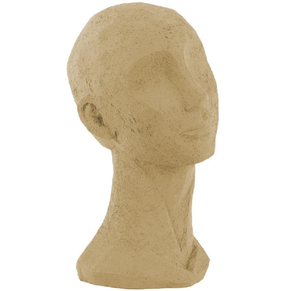 Up Present Statue Art Brown Sand Face Skulptur Time (28,4cm)