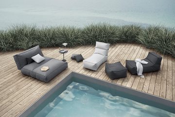 blomus Gartenliege -STAY- Outdoor-Bett für Balkon, Garten, Wasserabweisend 120 x 190 cm, Wasserfest