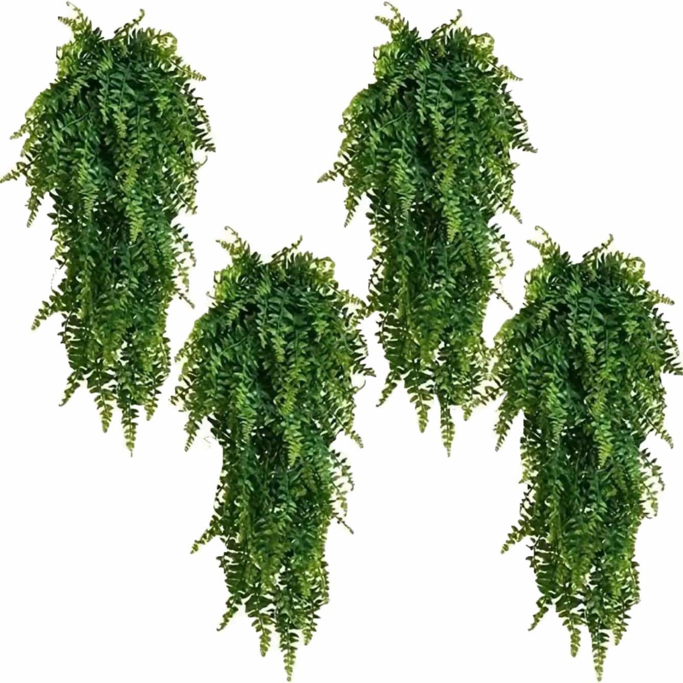 Kunstpflanze 4 Stück Künstliche Hängepflanze, Gefälschte Ivy Hängende Girla günstig online kaufen