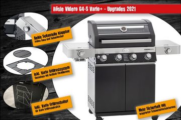 RÖSLE Gasgrill Rösle Videro G4-S VARIO+ schwarz Gasgrill - Modell 2023