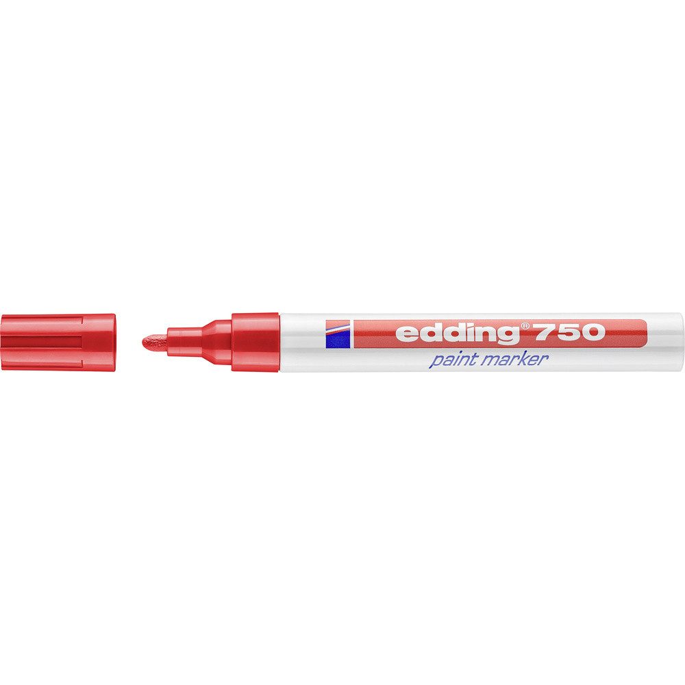 edding Lackmarker Edding 750 paint marker 4-750002 Lackmarker Rot 2 mm, 4 mm