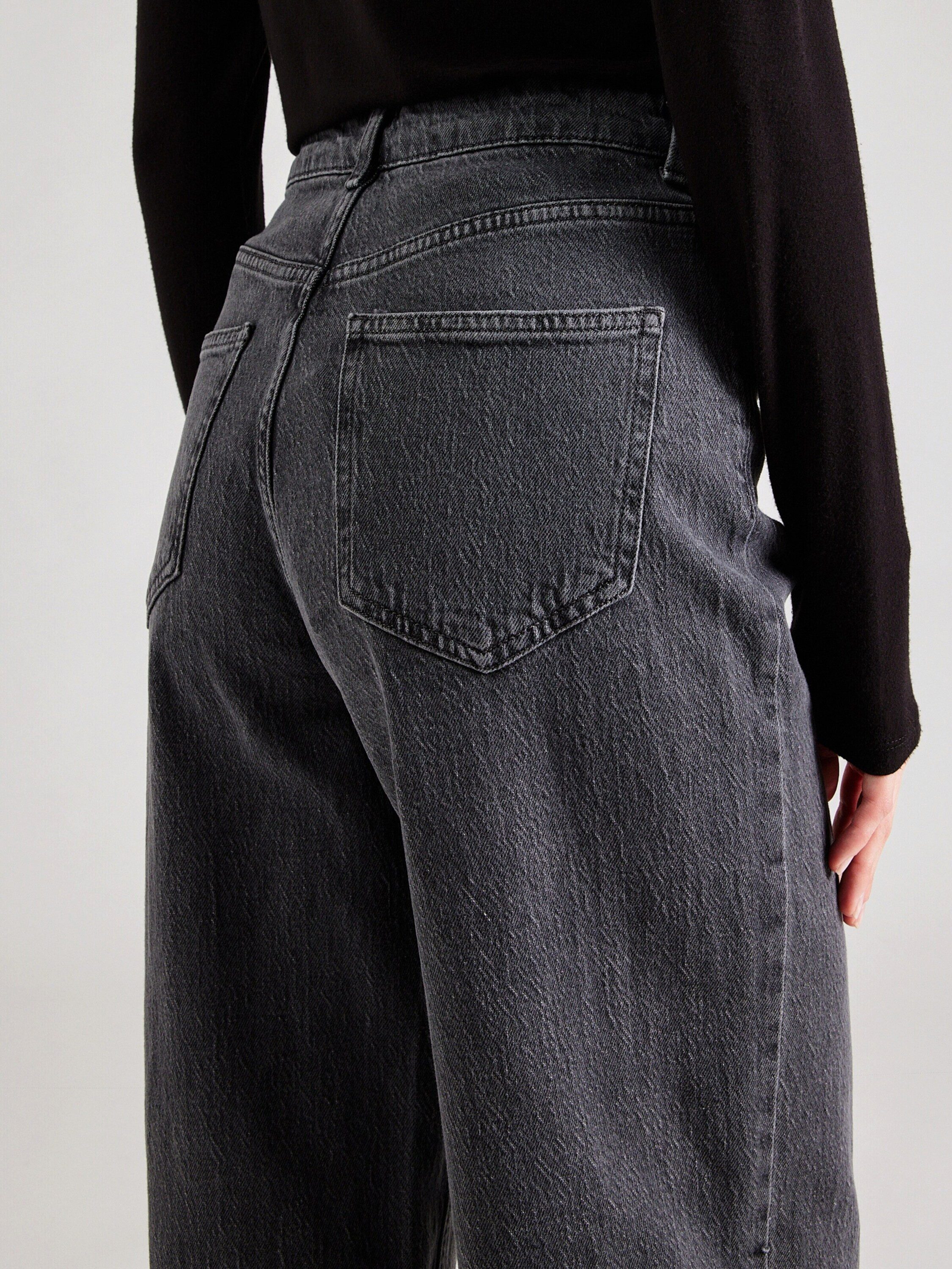 Vila Weite Jeans VIFreya (1-tlg) Plain/ohne Details
