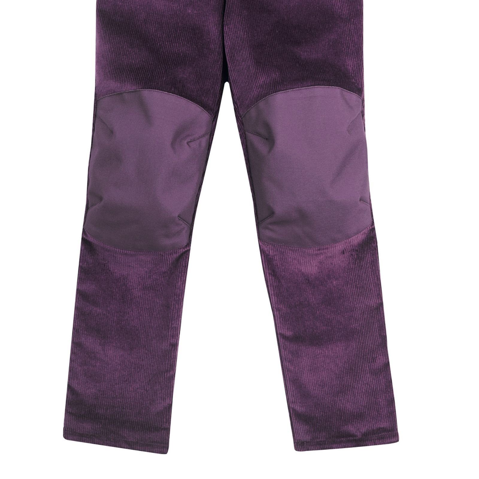 Outdoorhose Hose lila Cordhose Finkid Kinder Eggplant Kuusi Kniebesatz mit Finkid Outdoorhose