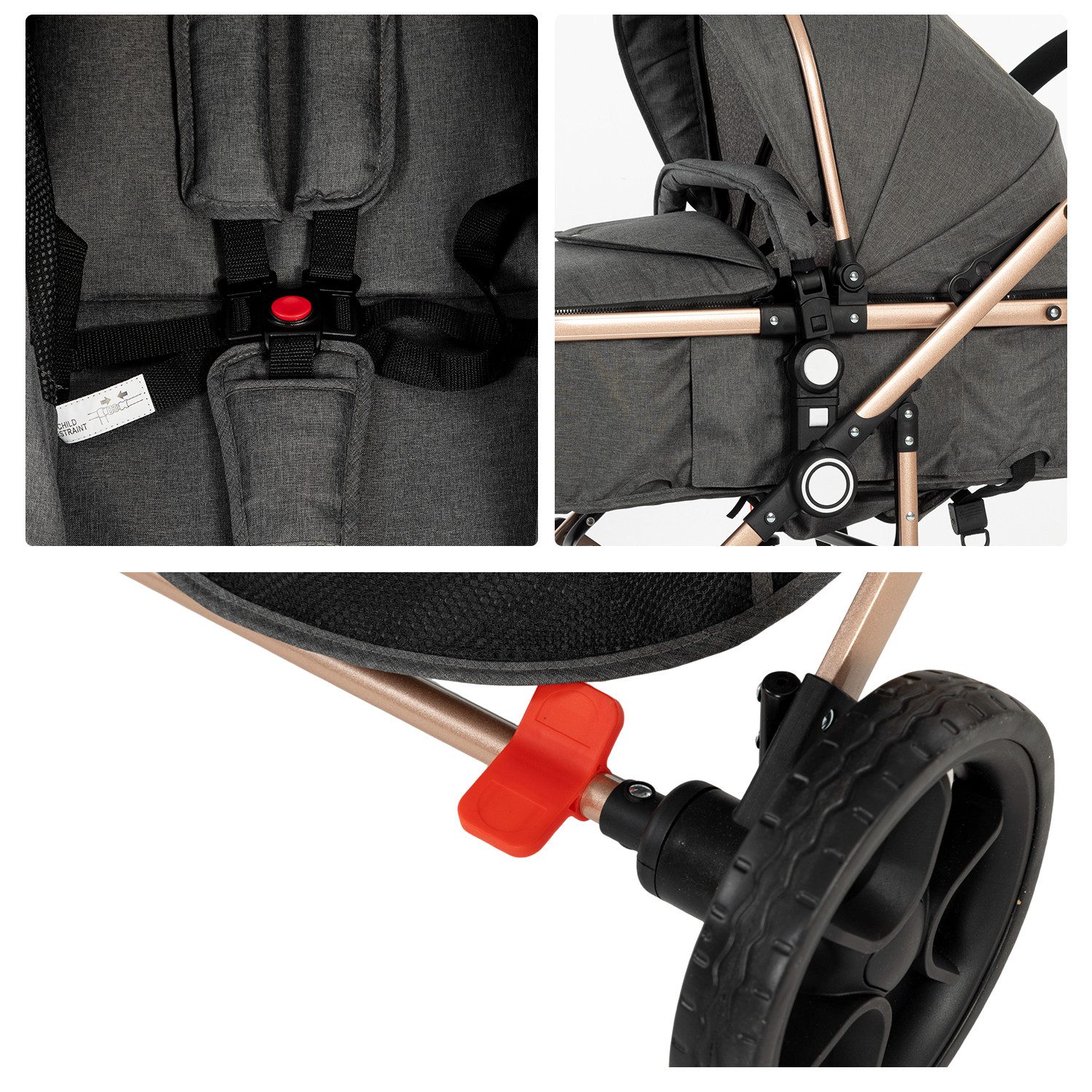 IKIDO combination stroller 2 in 1
