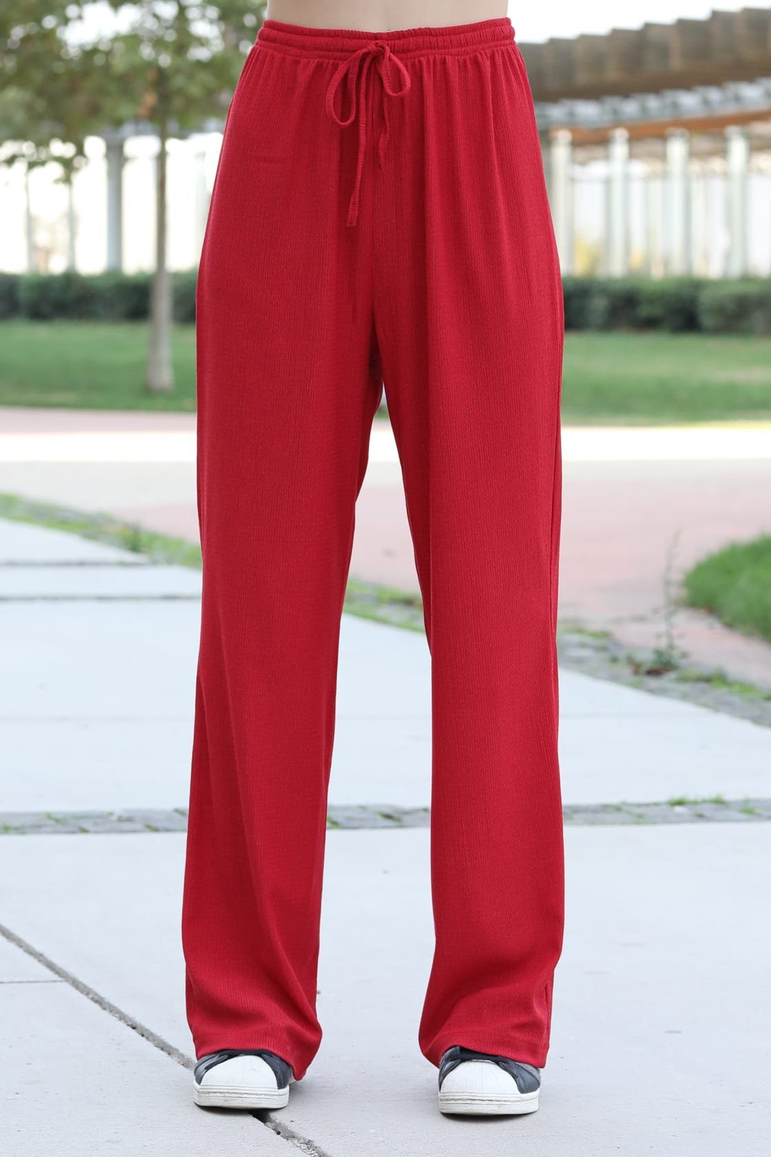 Rote Weite Hosen für Damen online kaufen