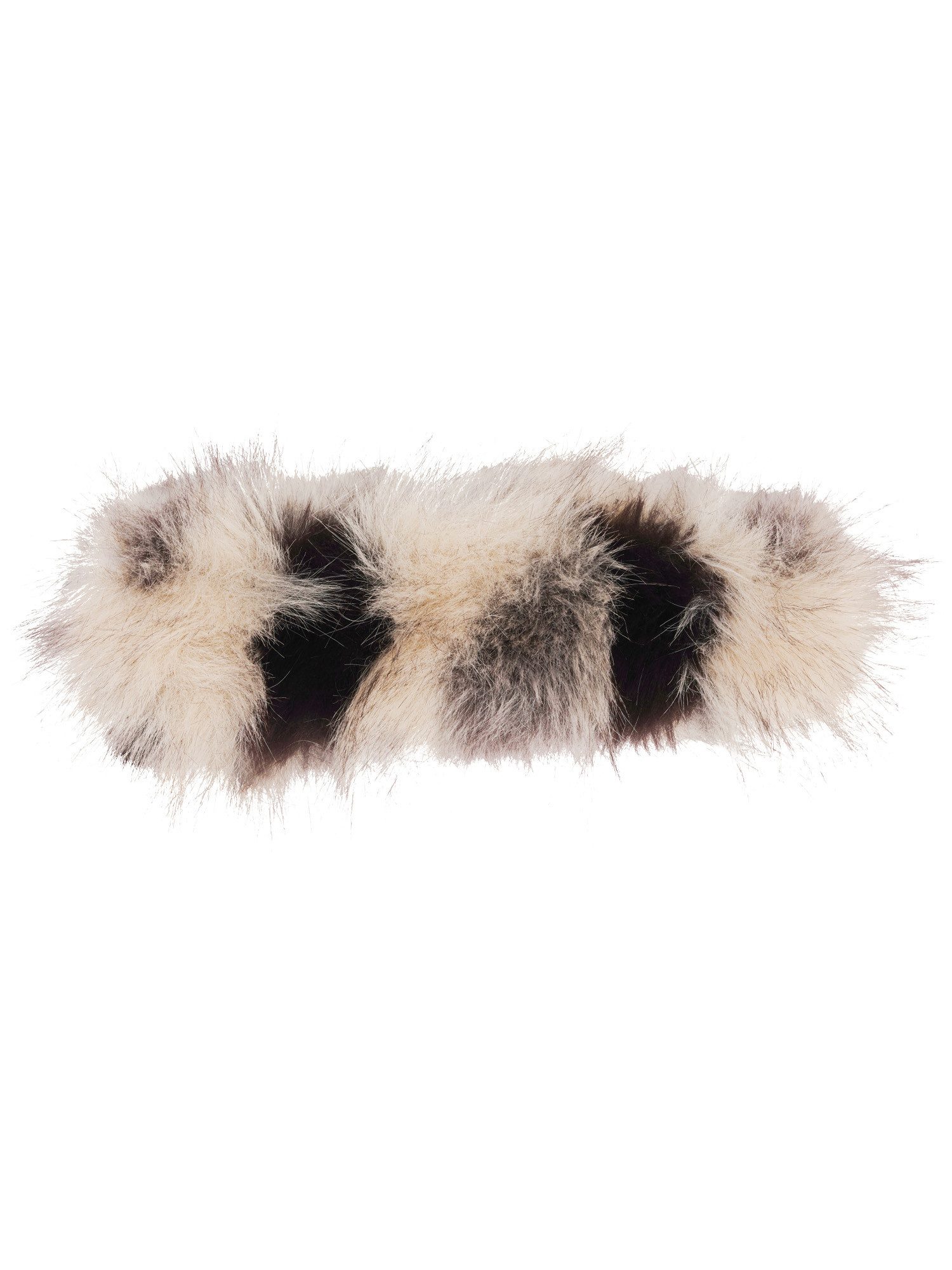 Loevenich Stirnband Loevenich Fake Fur Stirnband in Patchwork-Optik