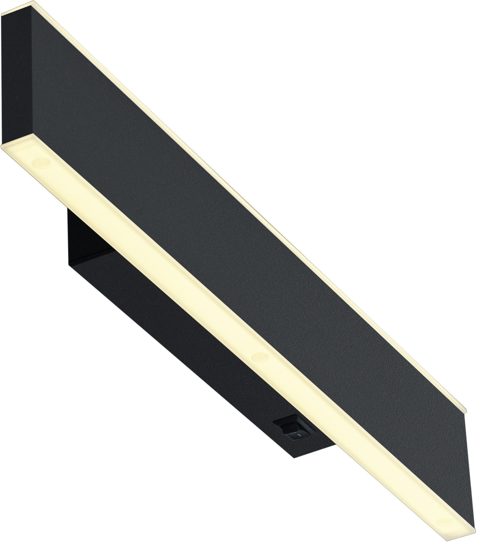 HELL höllisch gutes Licht LED Wandleuchte DELTA-B, LED fest integriert, Warmweiß, Tastdimmer, 3-Stufen dimmbar, IP54