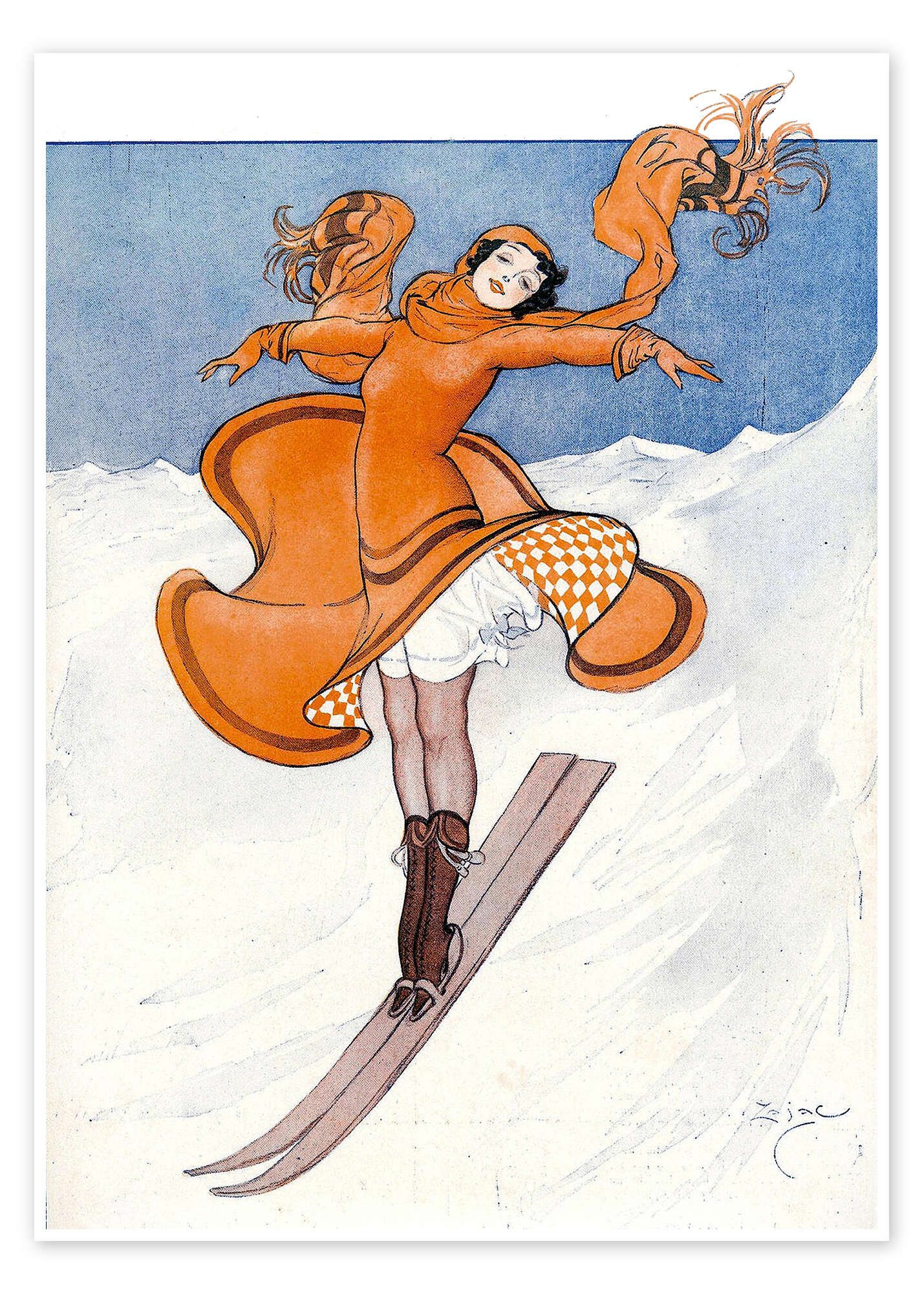 Poster Vintage Ski Collection