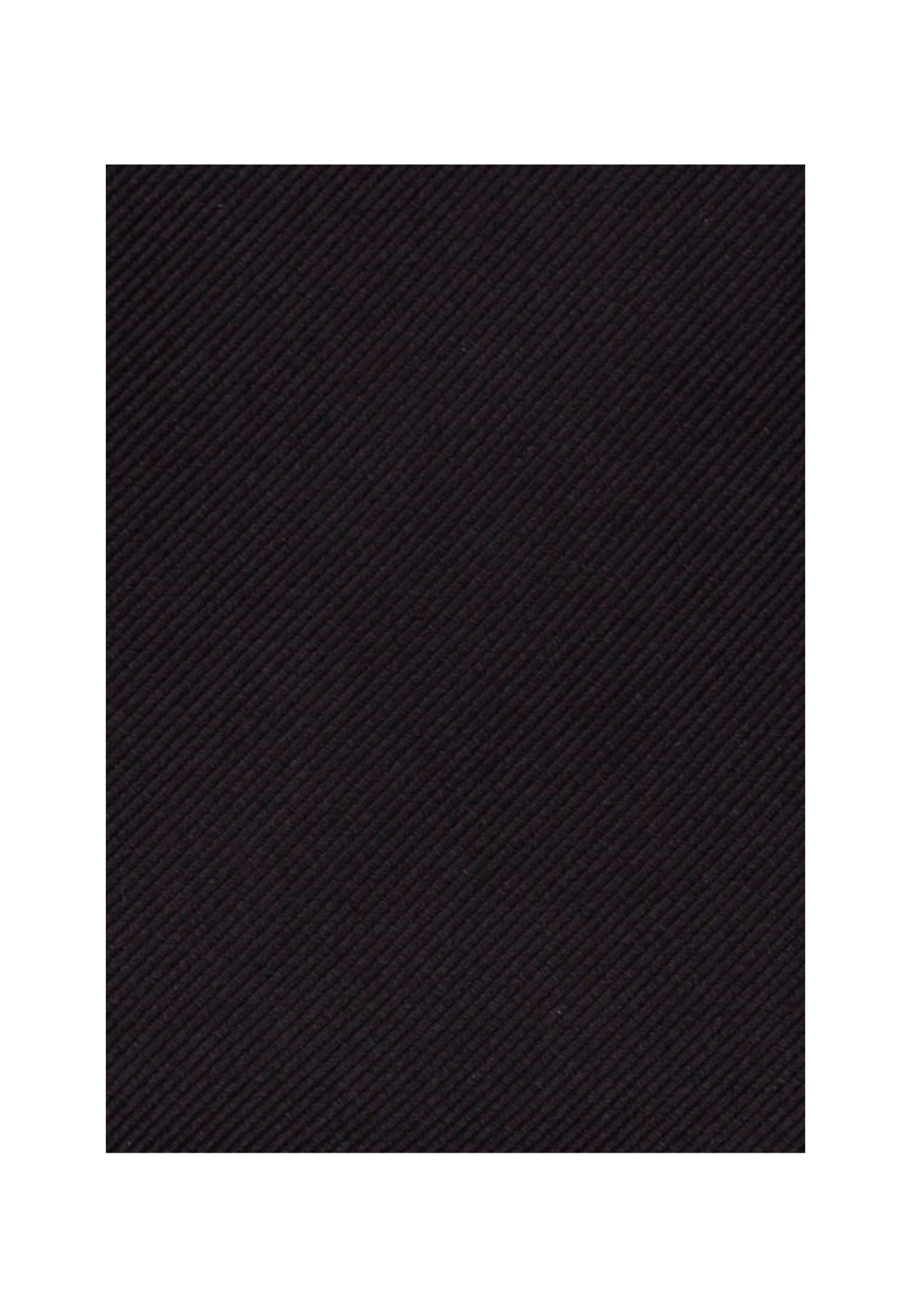 Schwarze Breit (7cm) Krawatte seidensticker Uni Grau Rose
