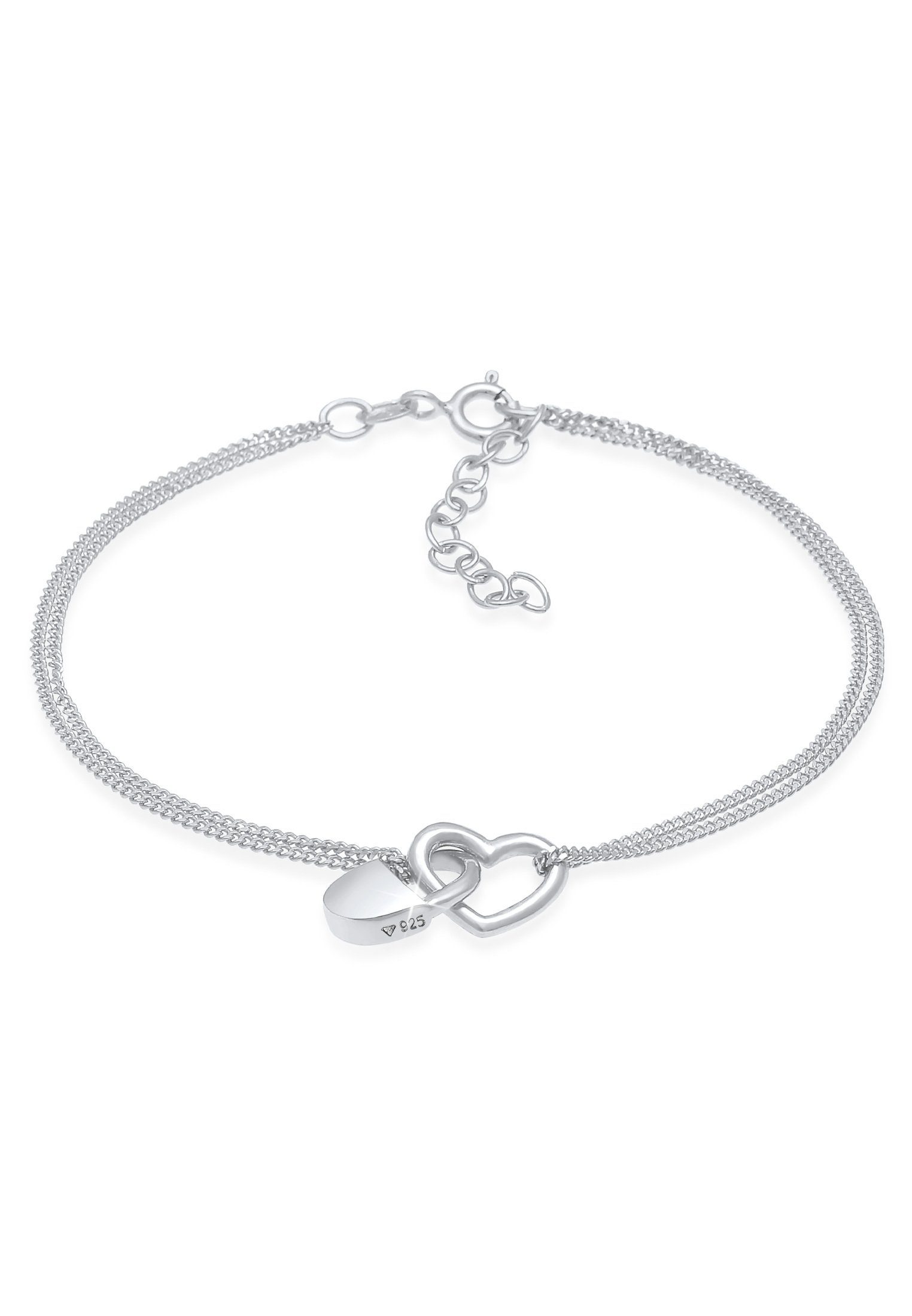 Armband Herz Liebe Schloss Verbundenheit 925 Silber