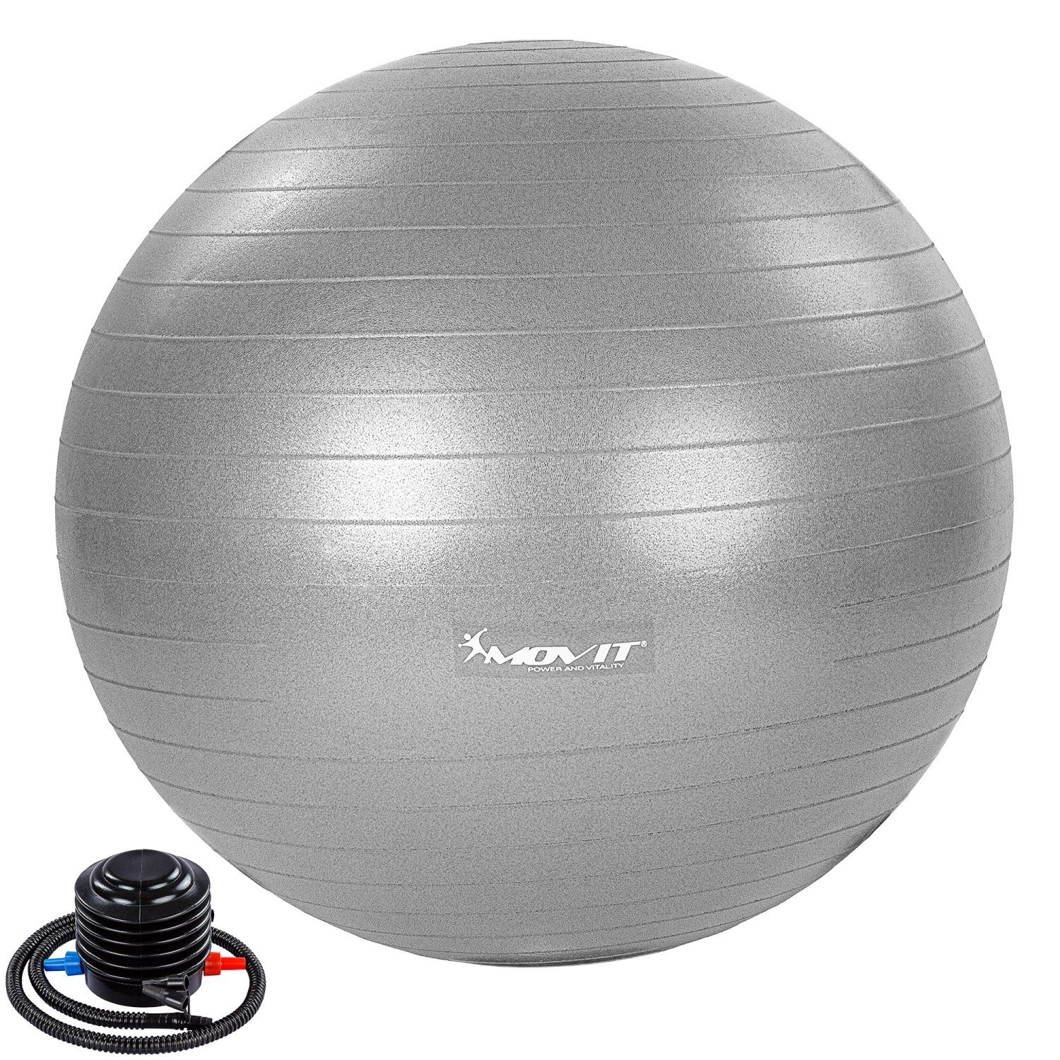 Ø 75 cm Relaxdays Gymnastikball Farbwahl Sitzball Büro Balance Ball inklusive Luftpumpe Fitnessball Yoga & Pilates
