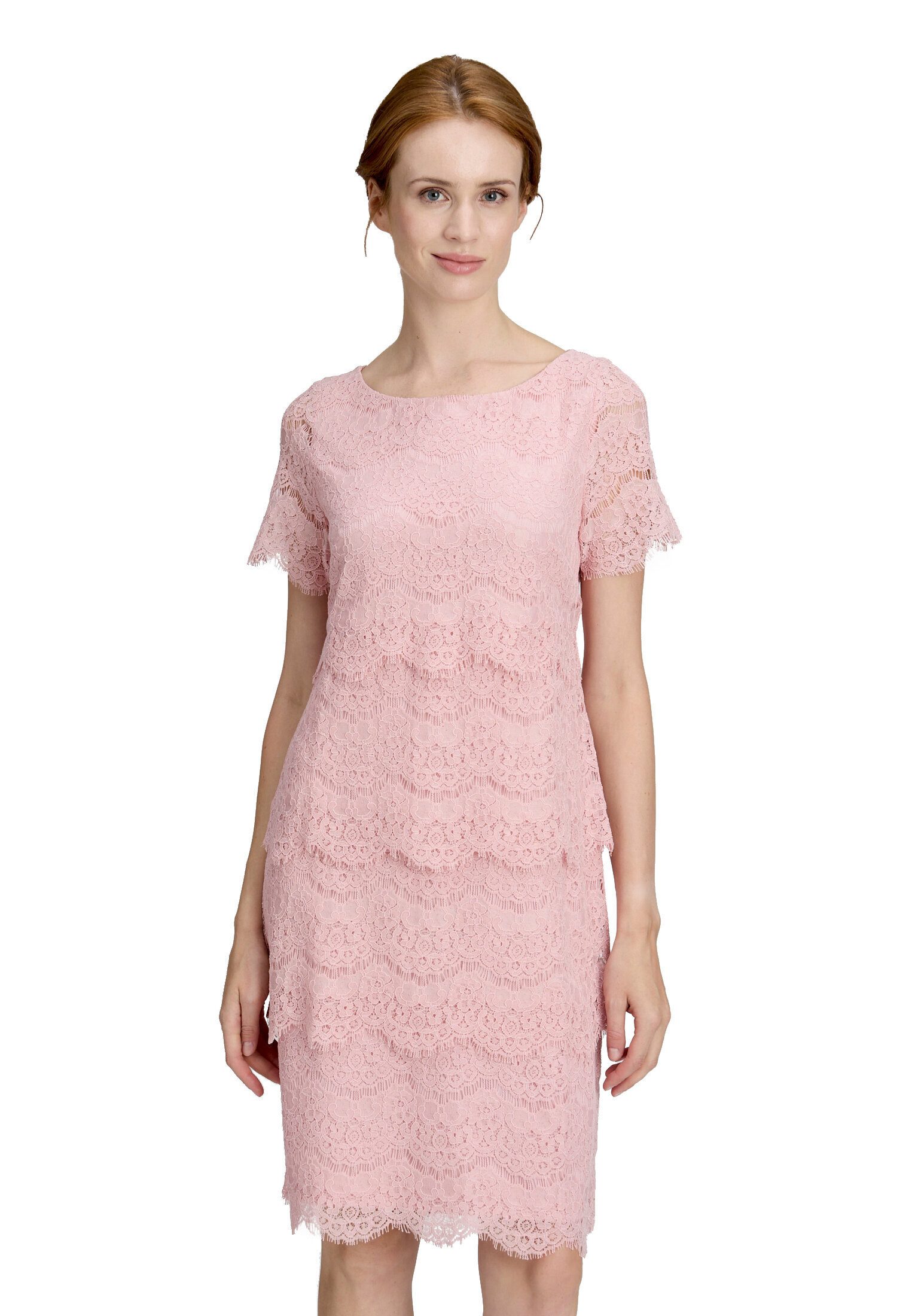 Vera Mont Spitzenkleid Damen kurzarm Spitze