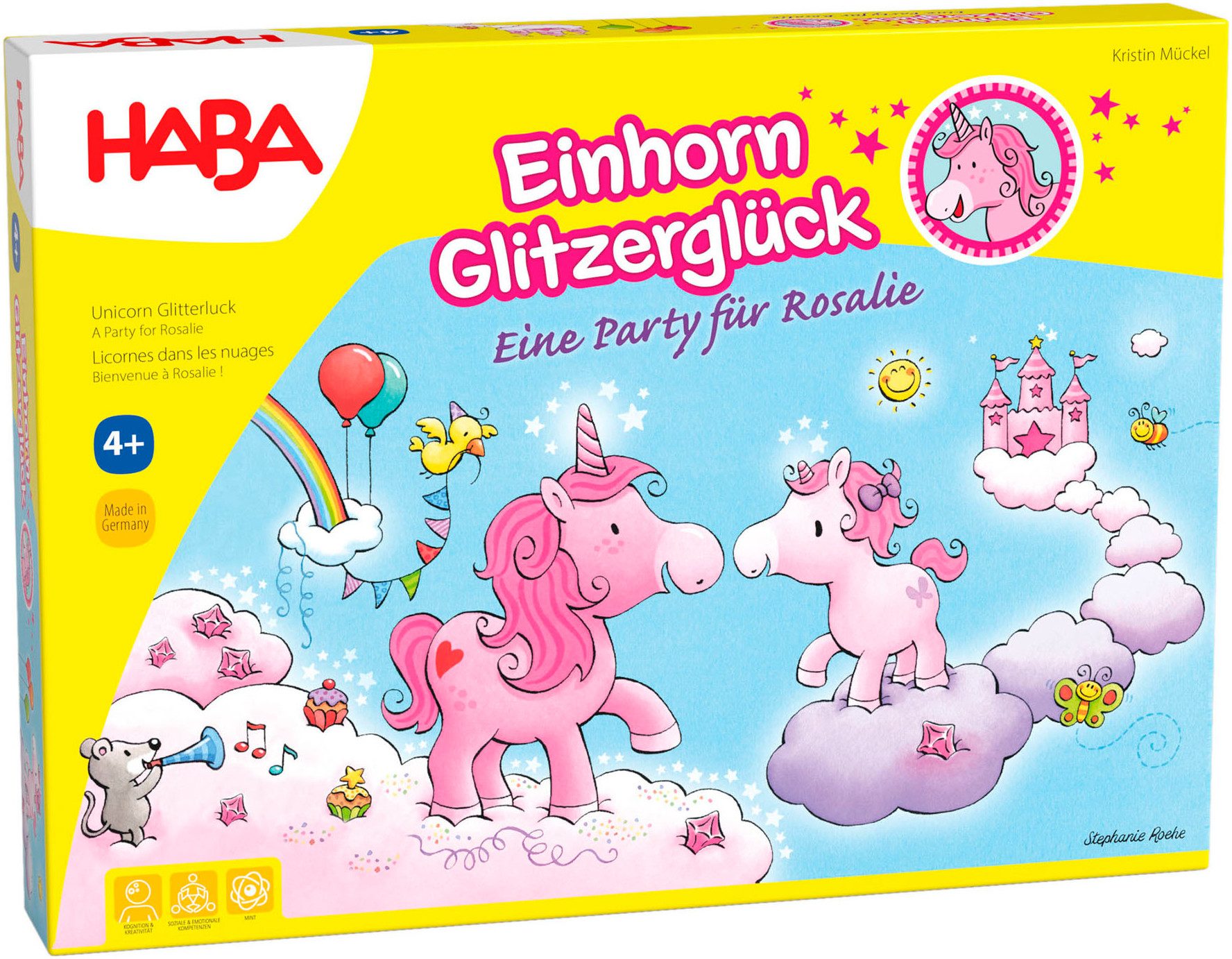 Haba Spiel Einhorn Glitzerglück - Eine Party für Rosalie