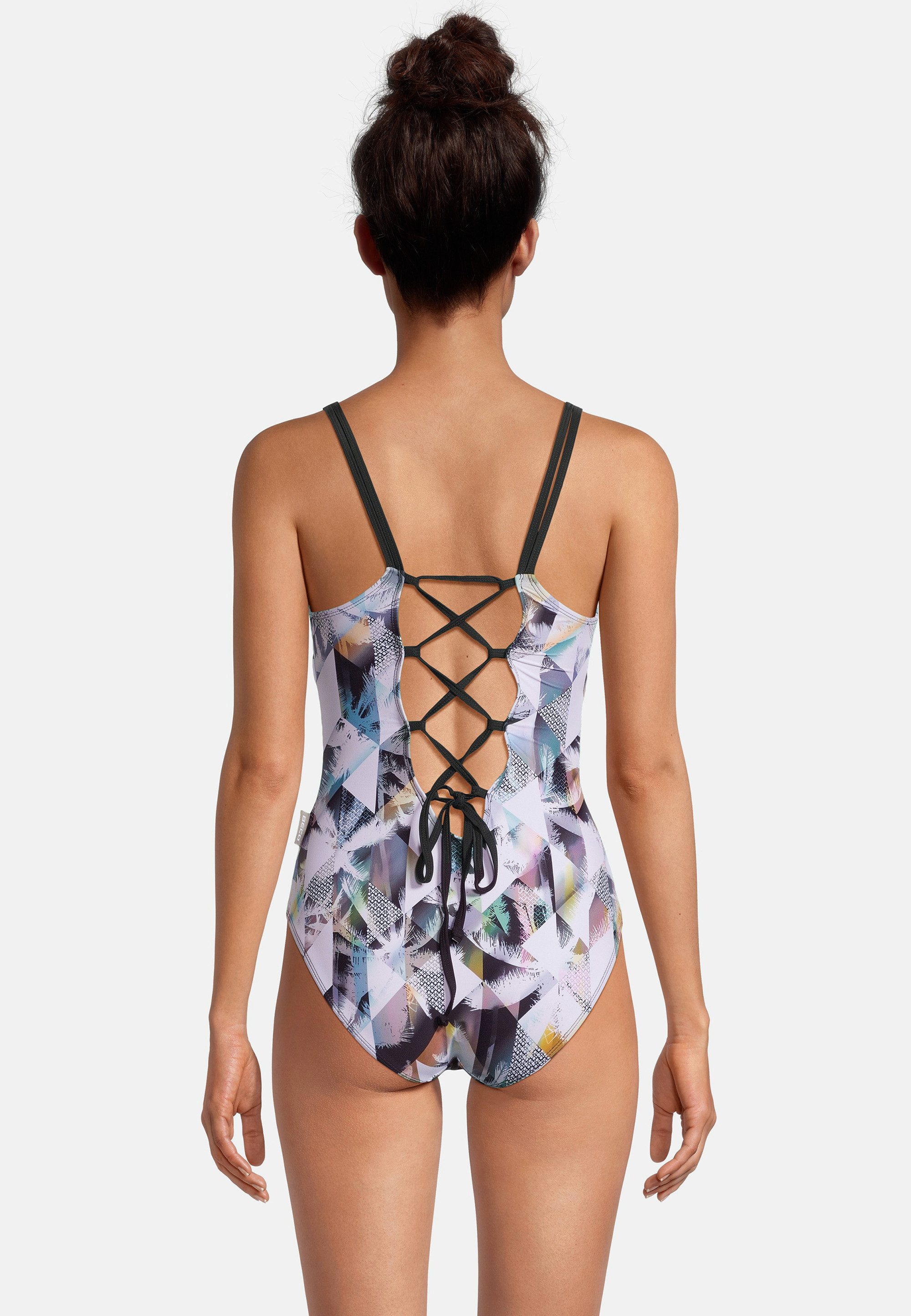 Beco Beermann Badeanzug Heavenly Palms (1-St) mit Palmenprint und verstellbarer Weite