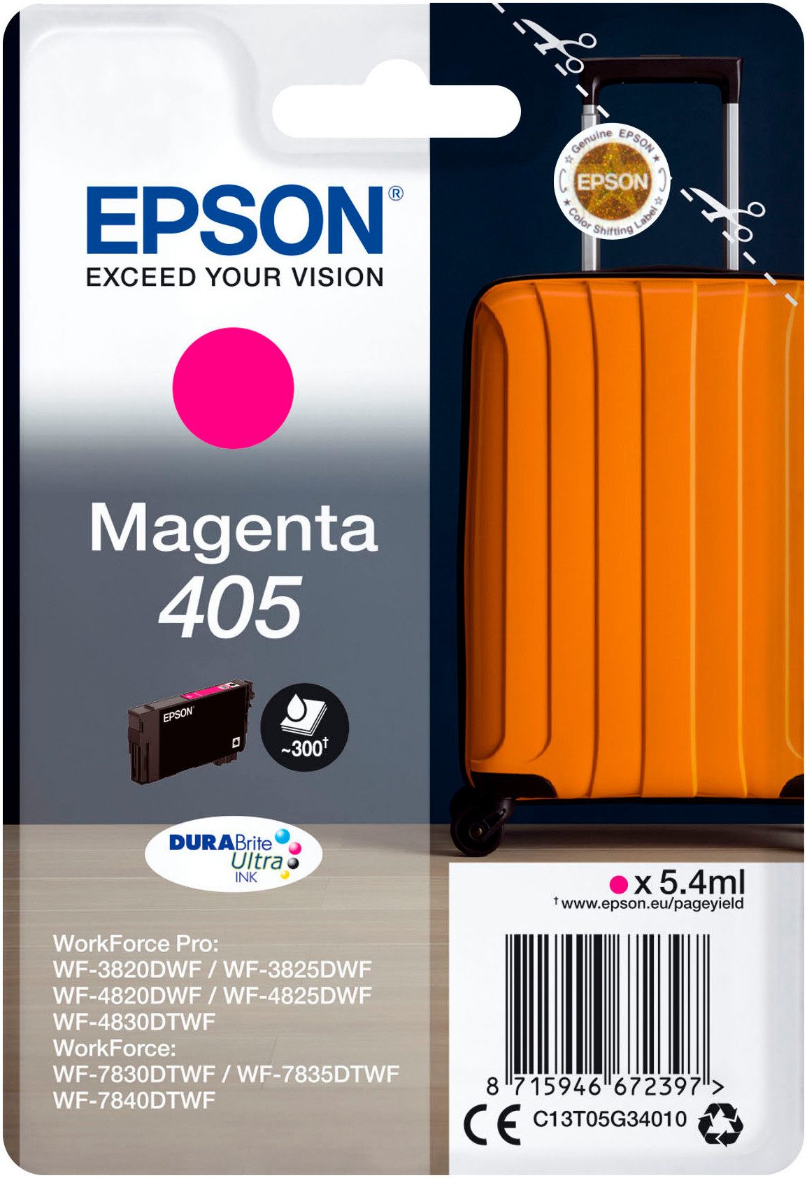 Epson DURABrite Ultra 405 Koffer Tintenpatrone
