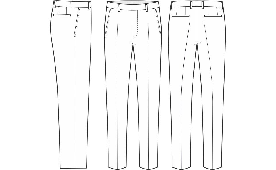 Roy Robson Baukastenhose Hose - Slim Fit