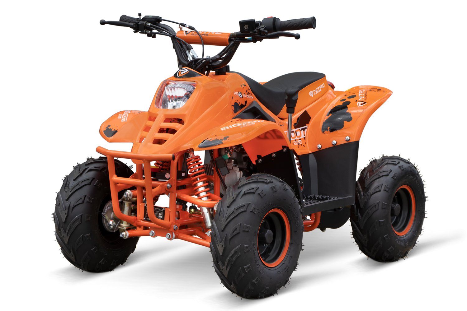 BIGFOOT 125cc 6" Grün Smarty + Automatik Light RG Elektro-Kinderquad