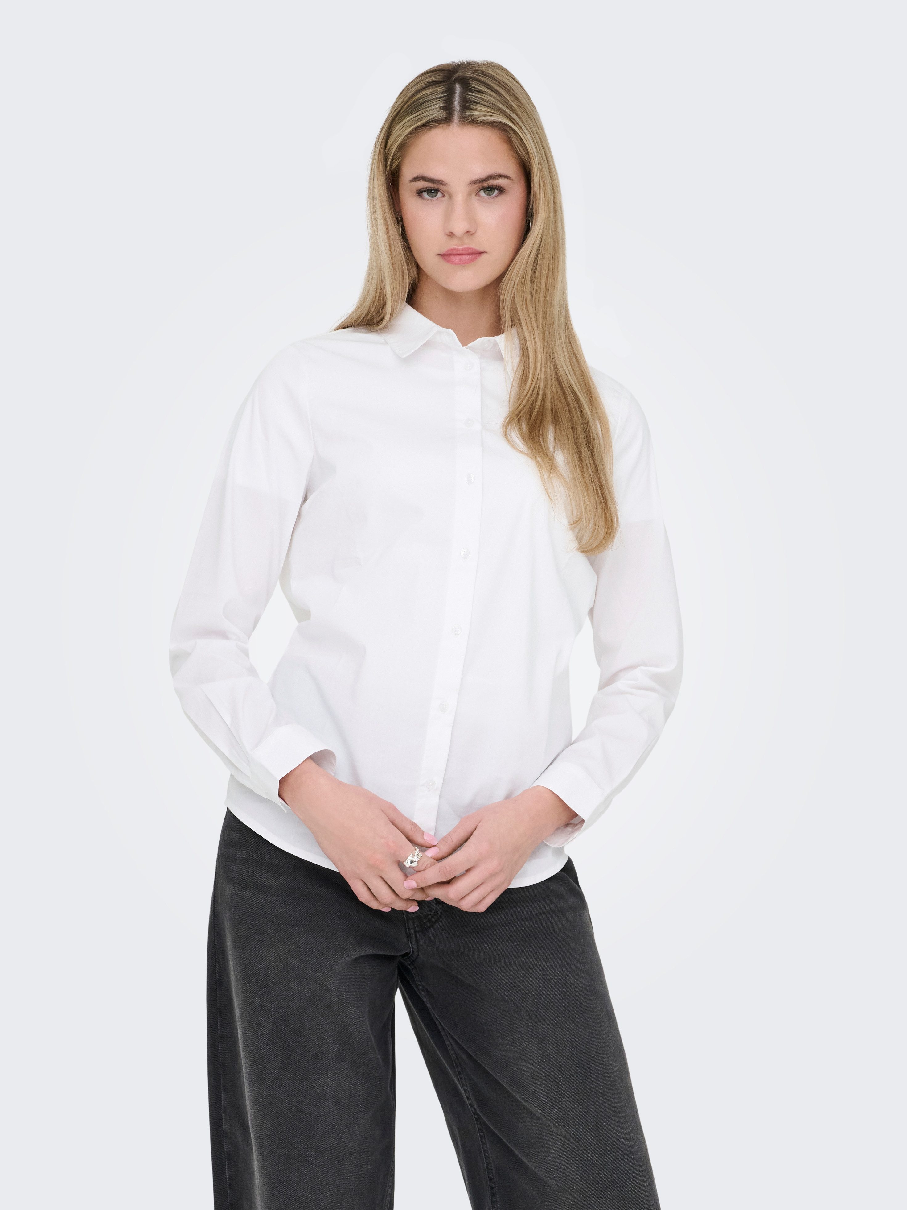 ONLY Langarmbluse ONLDEA LS REGULAR SHIRT NOOS WVN