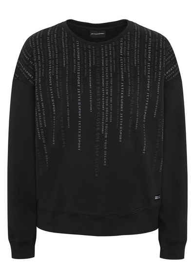 JETTE SPORT Sweatshirt mit dekorativen Schriftzug-Prints