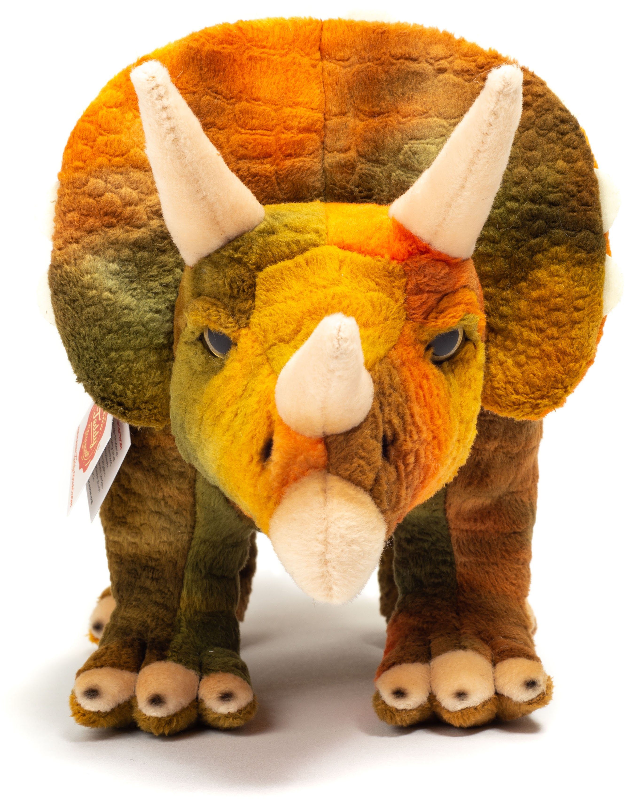 Teddy Hermann® Kuscheltier Dinosaurier Triceratops, 42 cm, zum Teil aus recyceltem Material