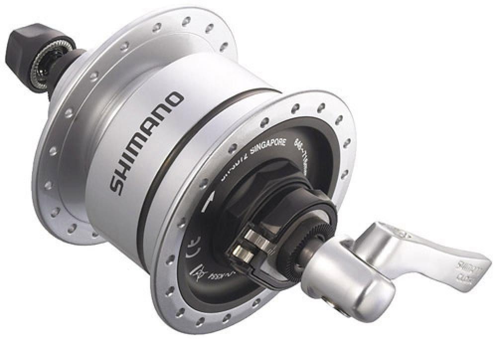 Shimano Laufrad SHIMANO Nabendynamo NEXUS DH-C3000-1N Nabendynamo - 3000-1, 1, Silber