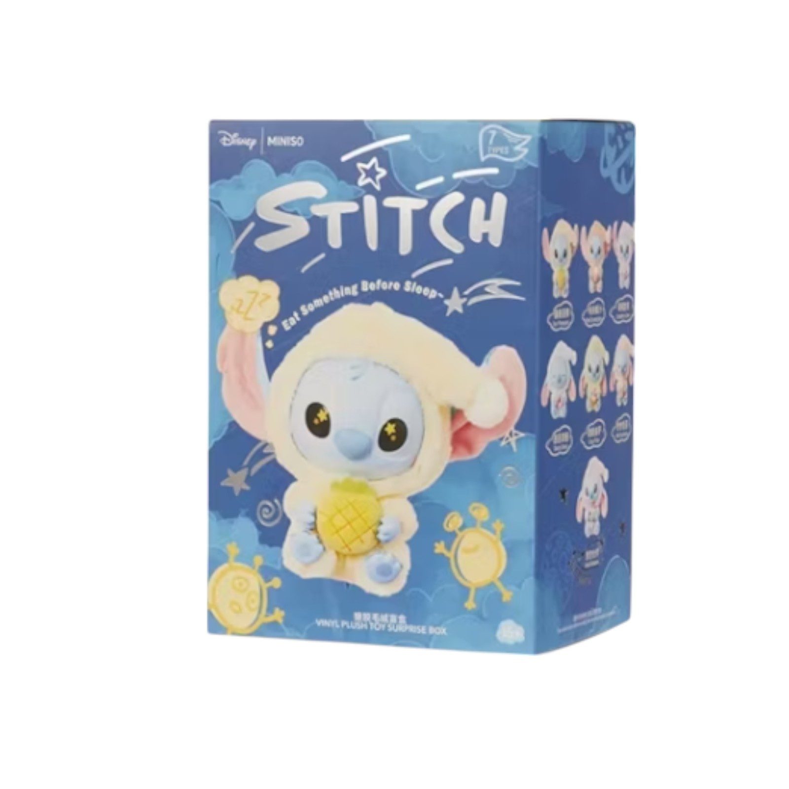 Disney Sammelfigur Miniso Top Labubu Toy Disney Stich Single Blind Box (1 St)