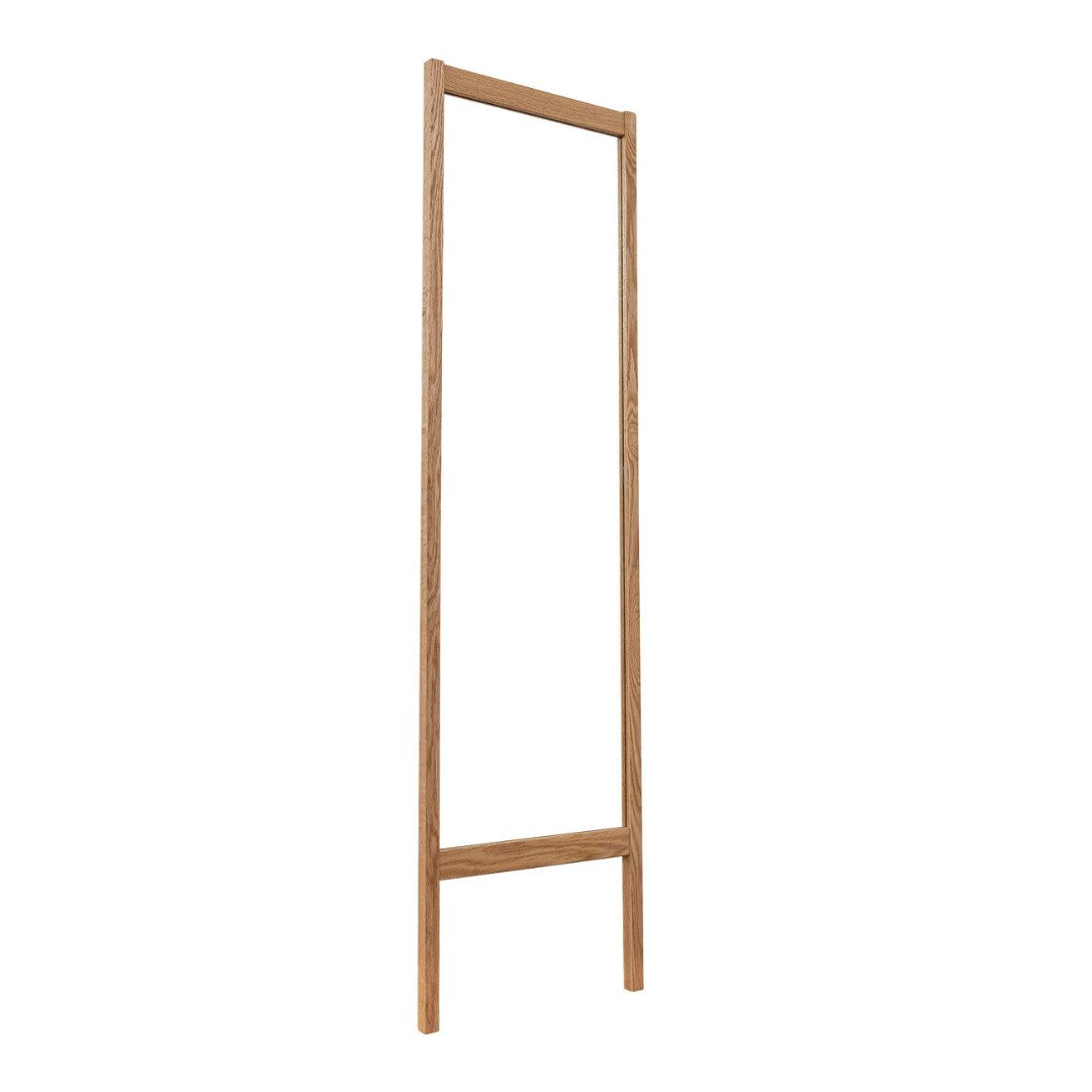 kleiderleiter.de Ganzkörperspiegel Spiegel INKE mit Rahmen aus Massivholz Eiche 170 x 47 cm, Gerahmter Ganzkörperspiegel mit einem Rahmen aus Massivholz Eiche