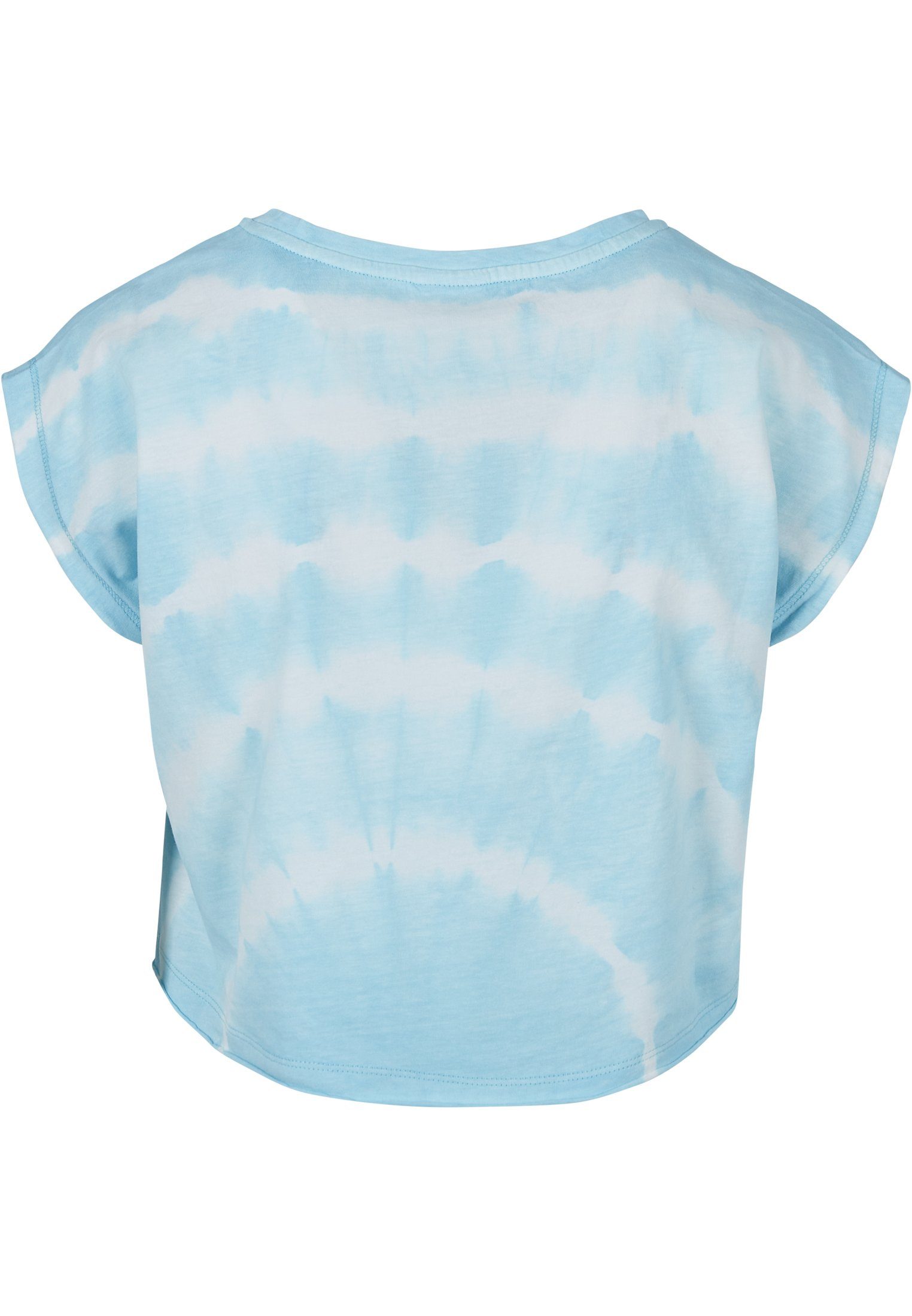 URBAN Ladies Short T-Shirt aquablue CLASSICS Dye Tee (1-tlg) Tie Damen