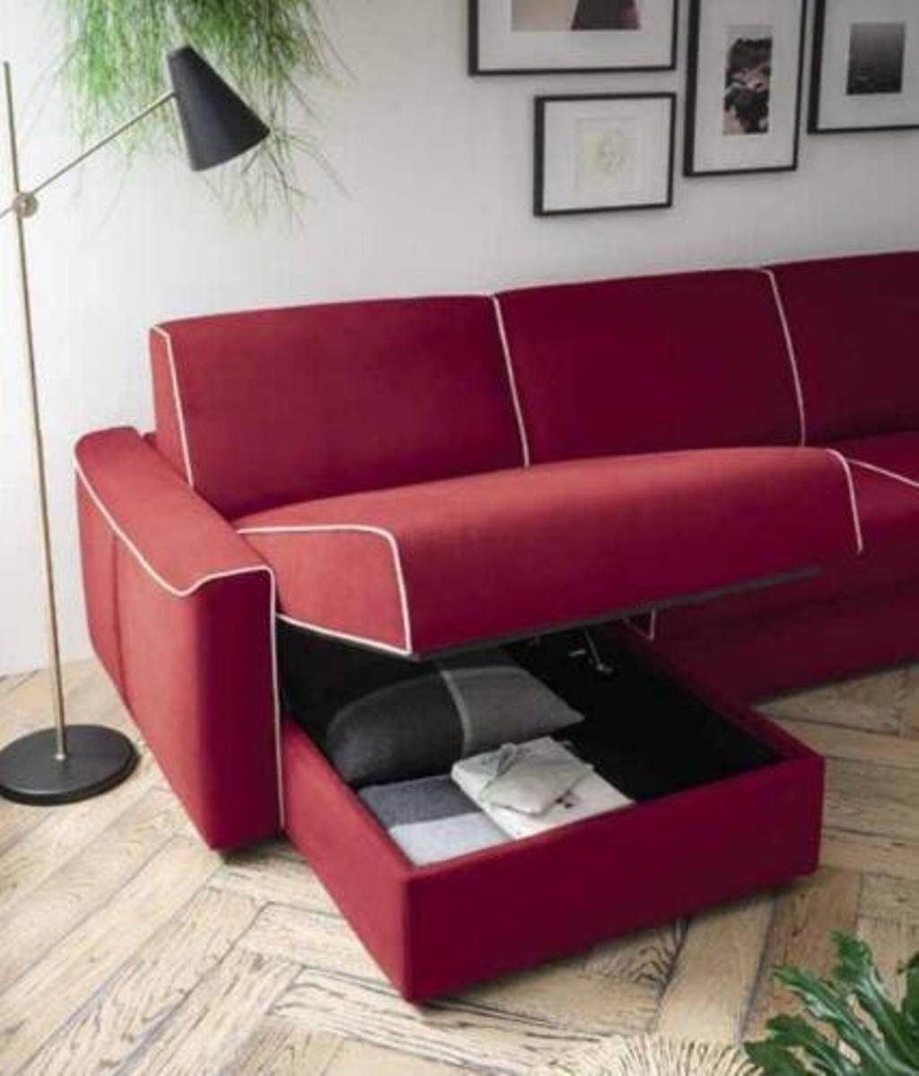 Wohnlandschaft Ecksofa, Stoff Modern Sofa L-Form Couch Ecksofa Focus JVmoebel Design