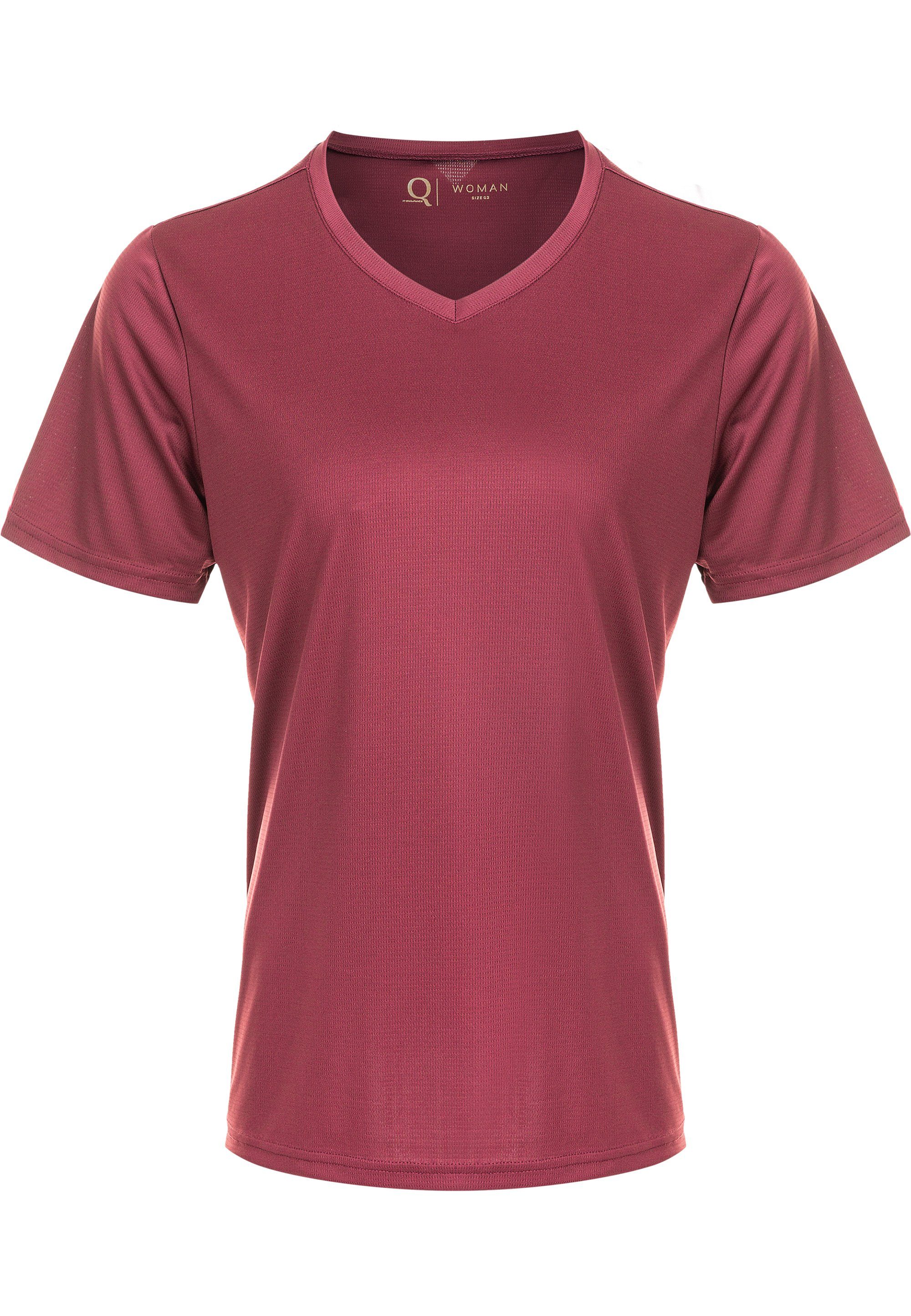 Q by Endurance ANNABELLE QUICK mit DRY-Technologie Funktionsshirt (1-tlg) rot