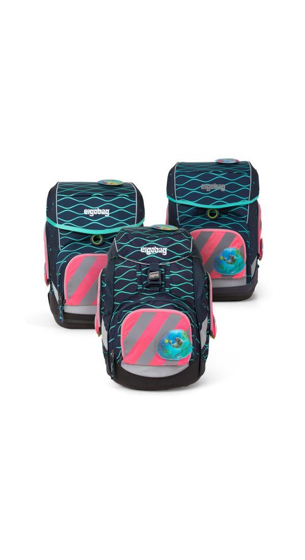 ergobag Schulranzen pack Sicherheitsset mit Reflektorstreifen (3-tlg)